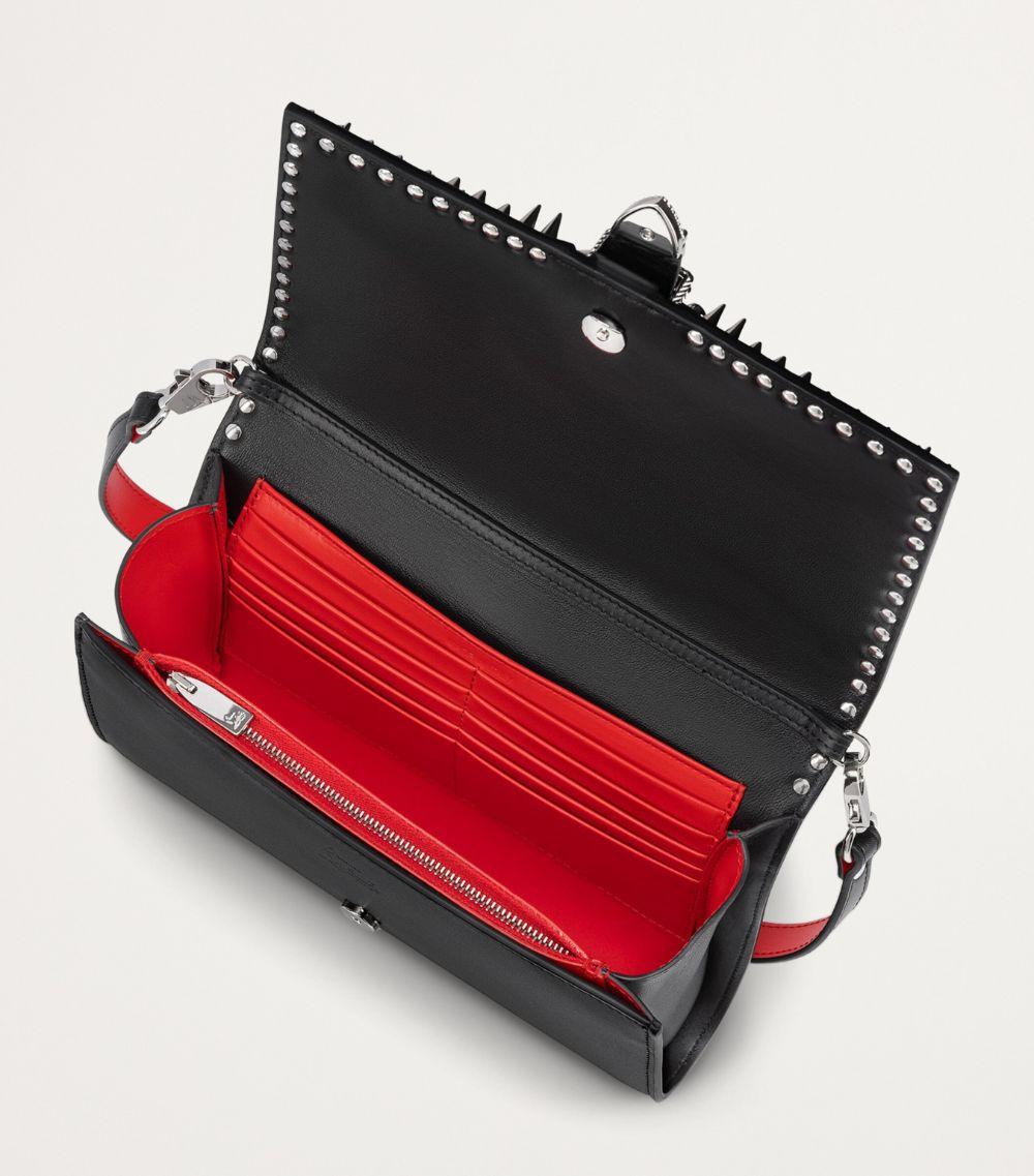 Christian Louboutin Paloma Giddy Nappa Leather Clutch Bag in Black Lyst