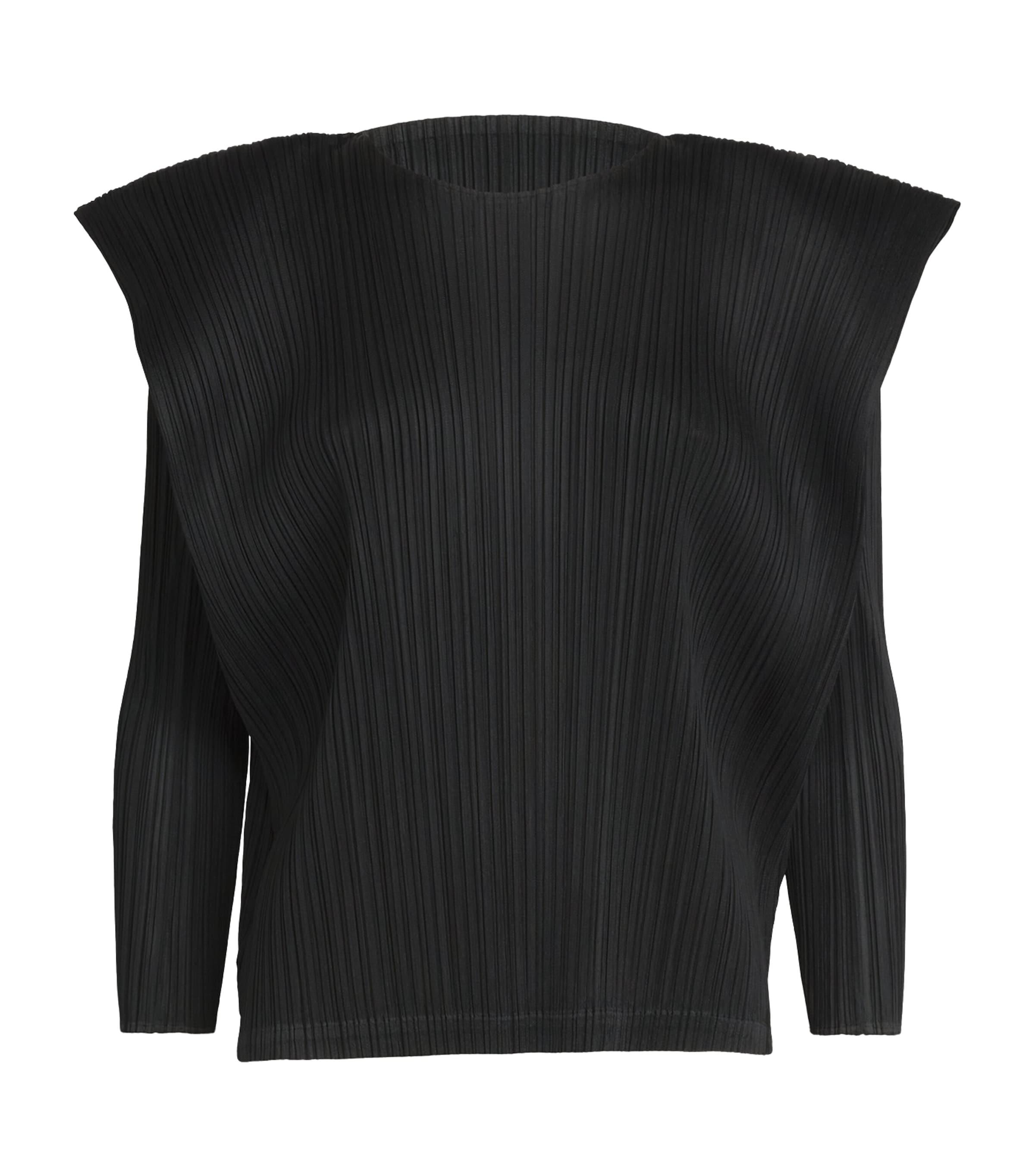 PLEATS PLEASE TRUSSブラック イッセイミヤケ プリーツプリーズ TRUSS