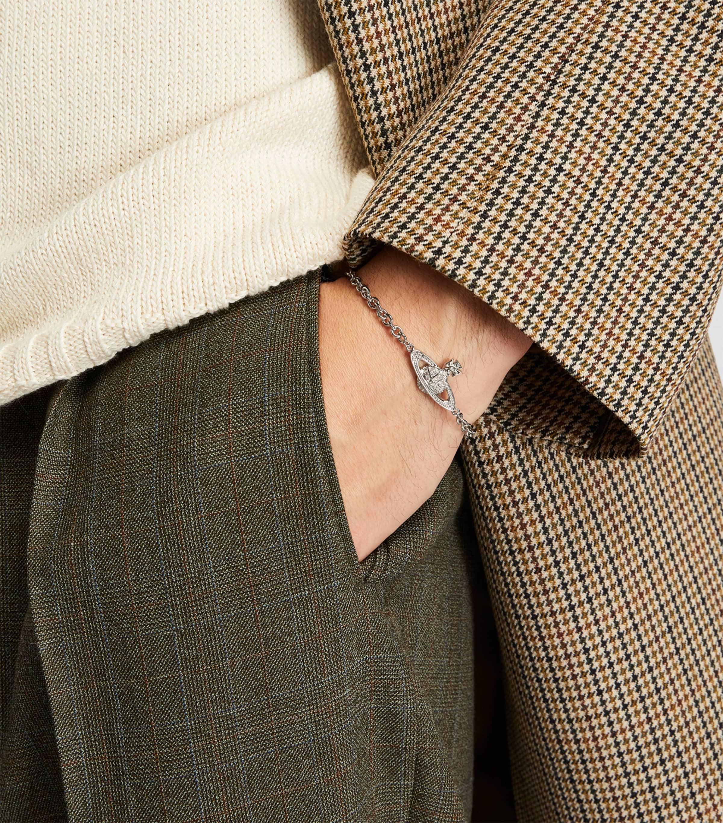 Vivienne Westwood Orb Chain Bracelet in White for Men | Lyst UK