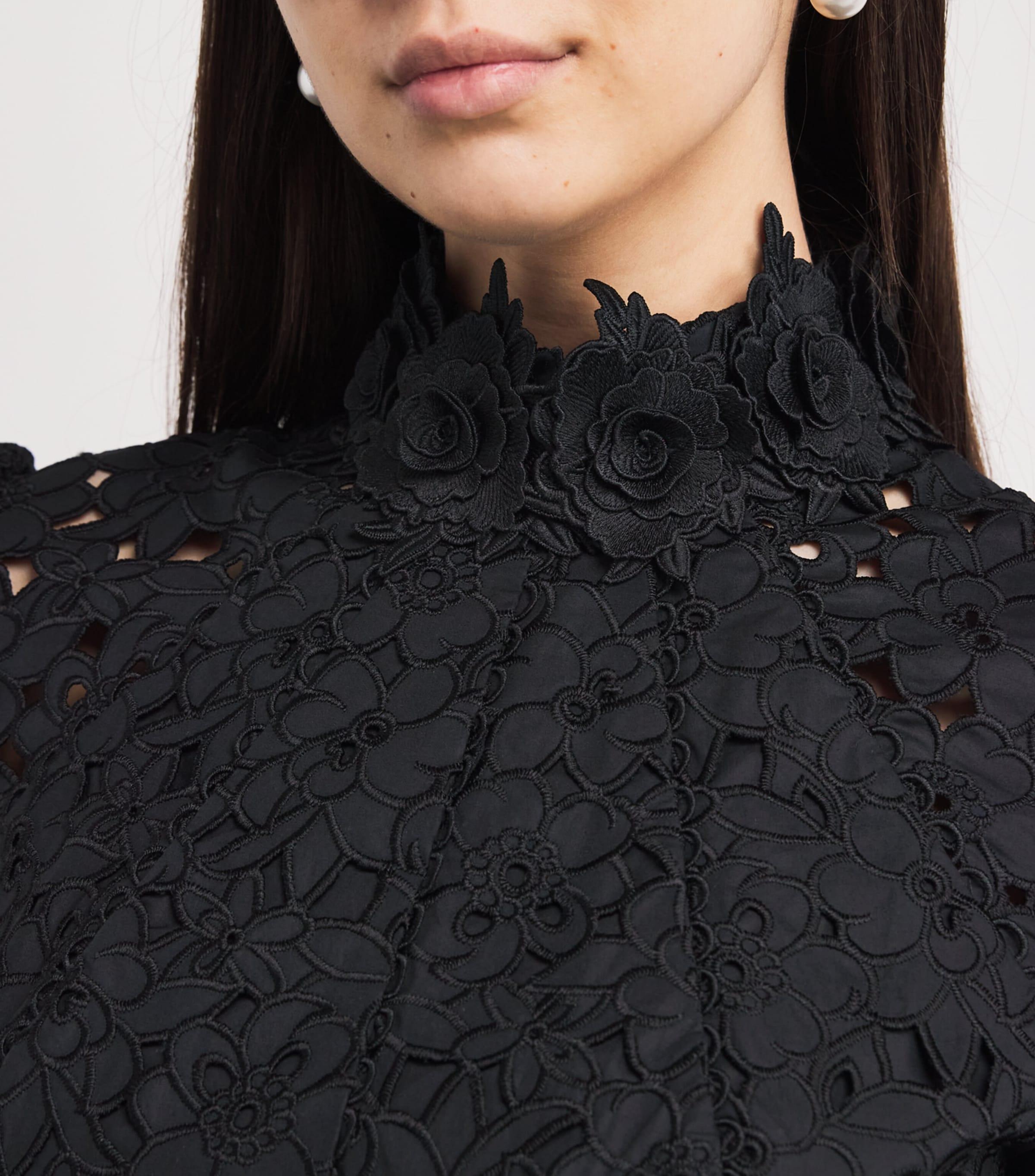 ■REBECCA VALLANCE■Kitsu broderie anglaise ミディドレス □REBECCA VALLANCE□Kitsu broderie anglaise ミディドレス