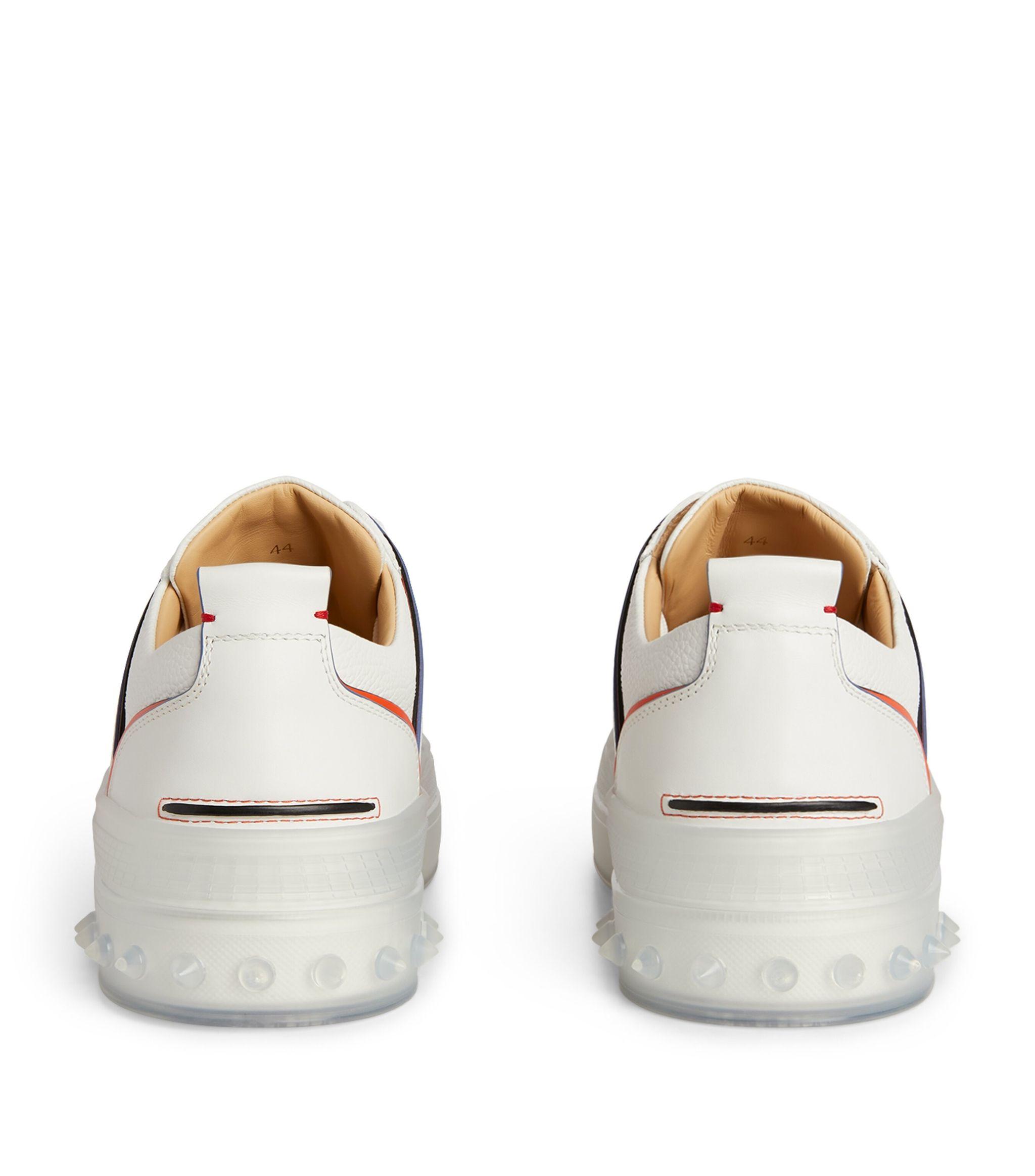 Christian Louboutin Leather Vida Viva Sneakers in White for Men - Lyst