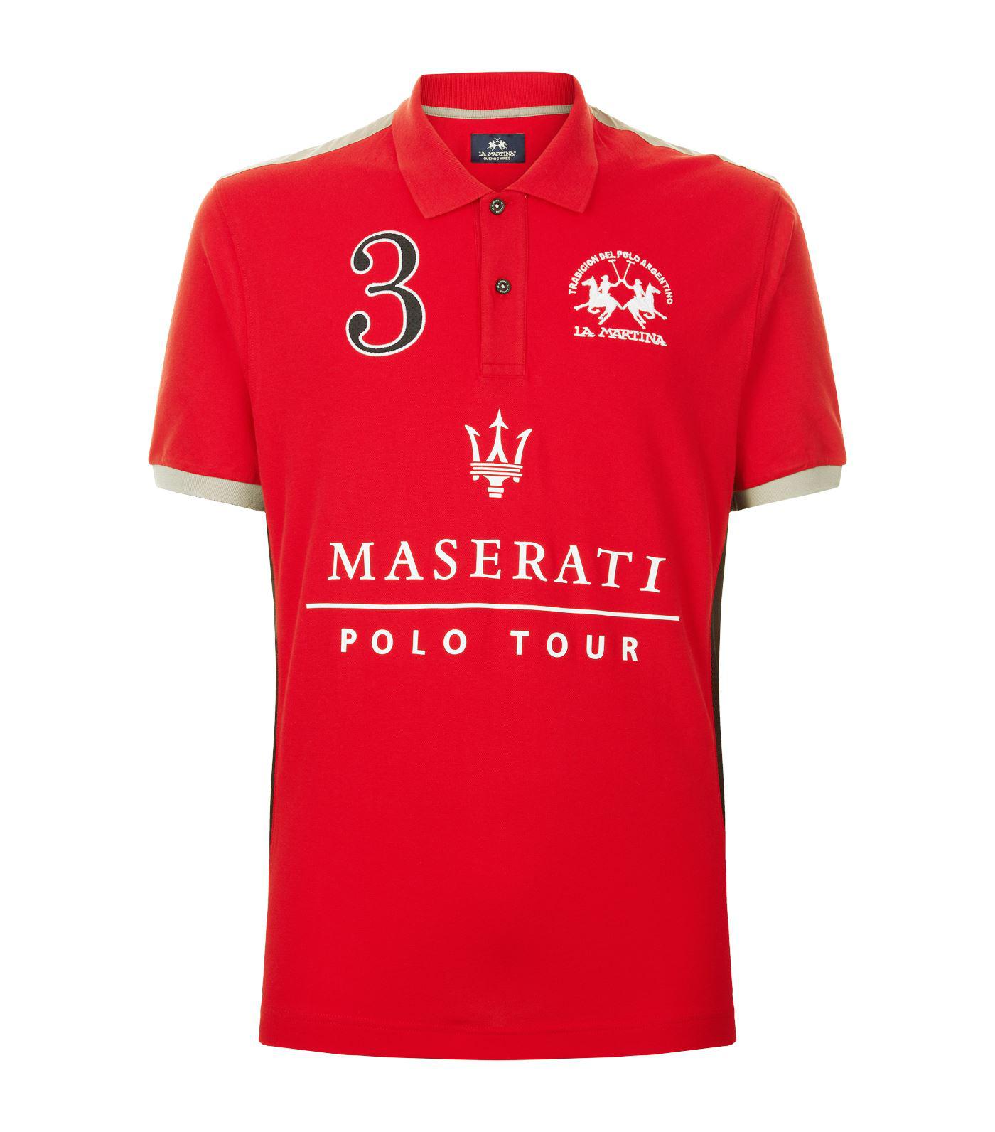 Kleding Herenkleding Overhemden & T-shirts Polos Maserati Logo Car Man's geborduurd poloshirt korte mouw zomerkleding top T-shirt 