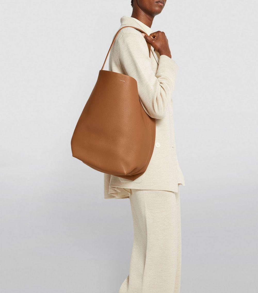 The Row Large Leather Park Tote Bag