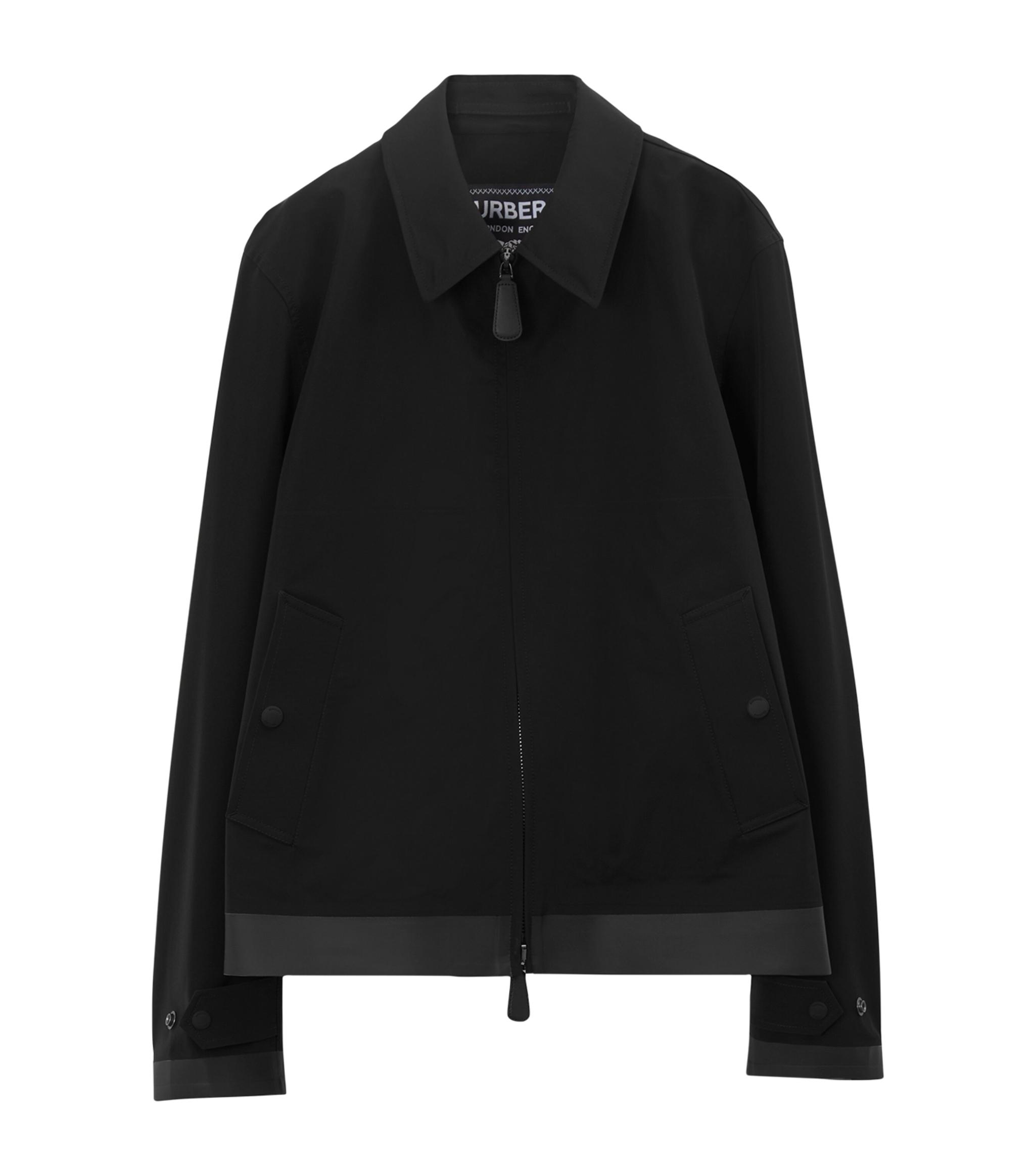 Burberry Bonded Harrington Jacket in Black for Men | Lyst