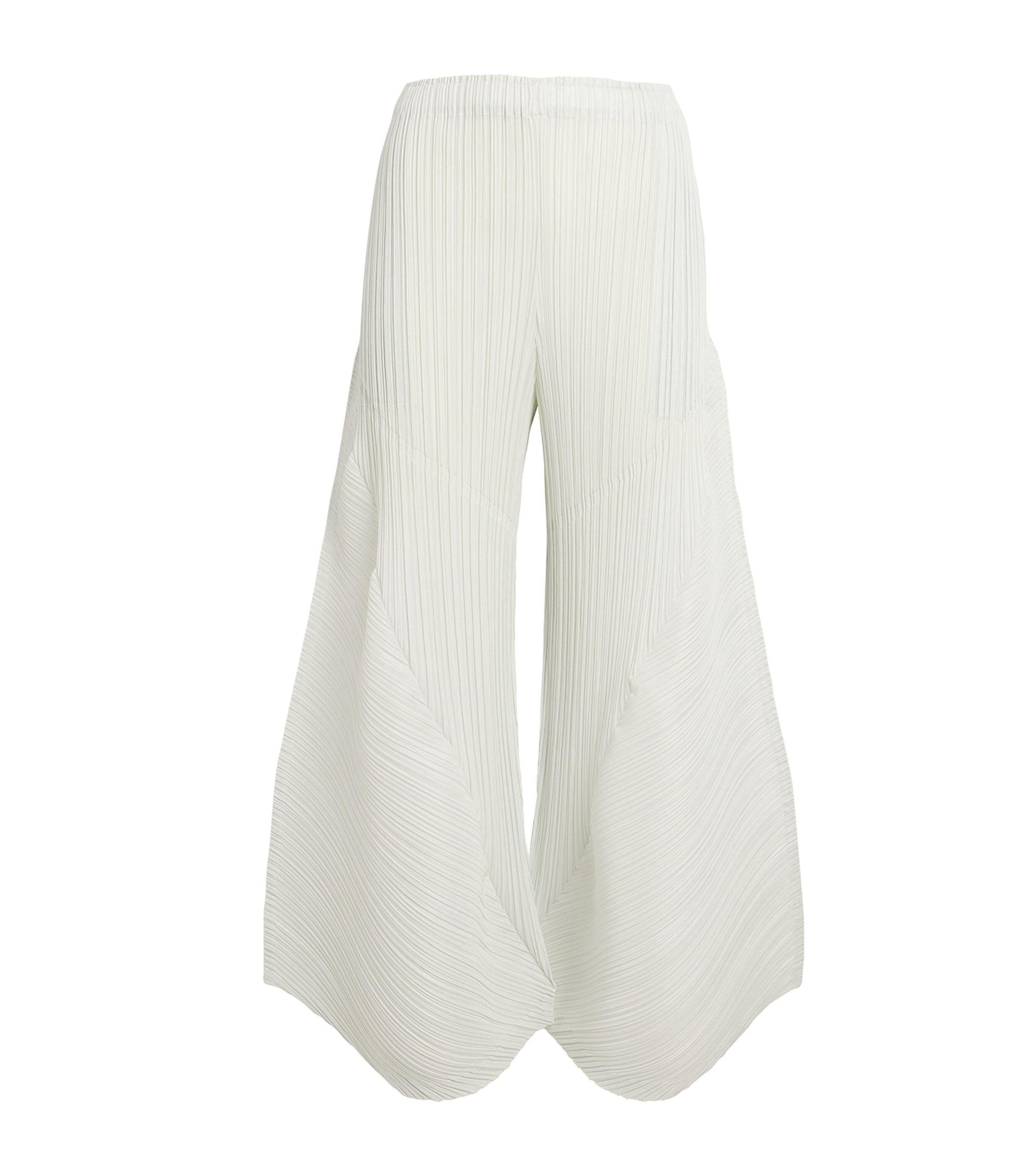 Pleats Please Issey Miyake Thicker Bottoms 2 Flared Trousers in