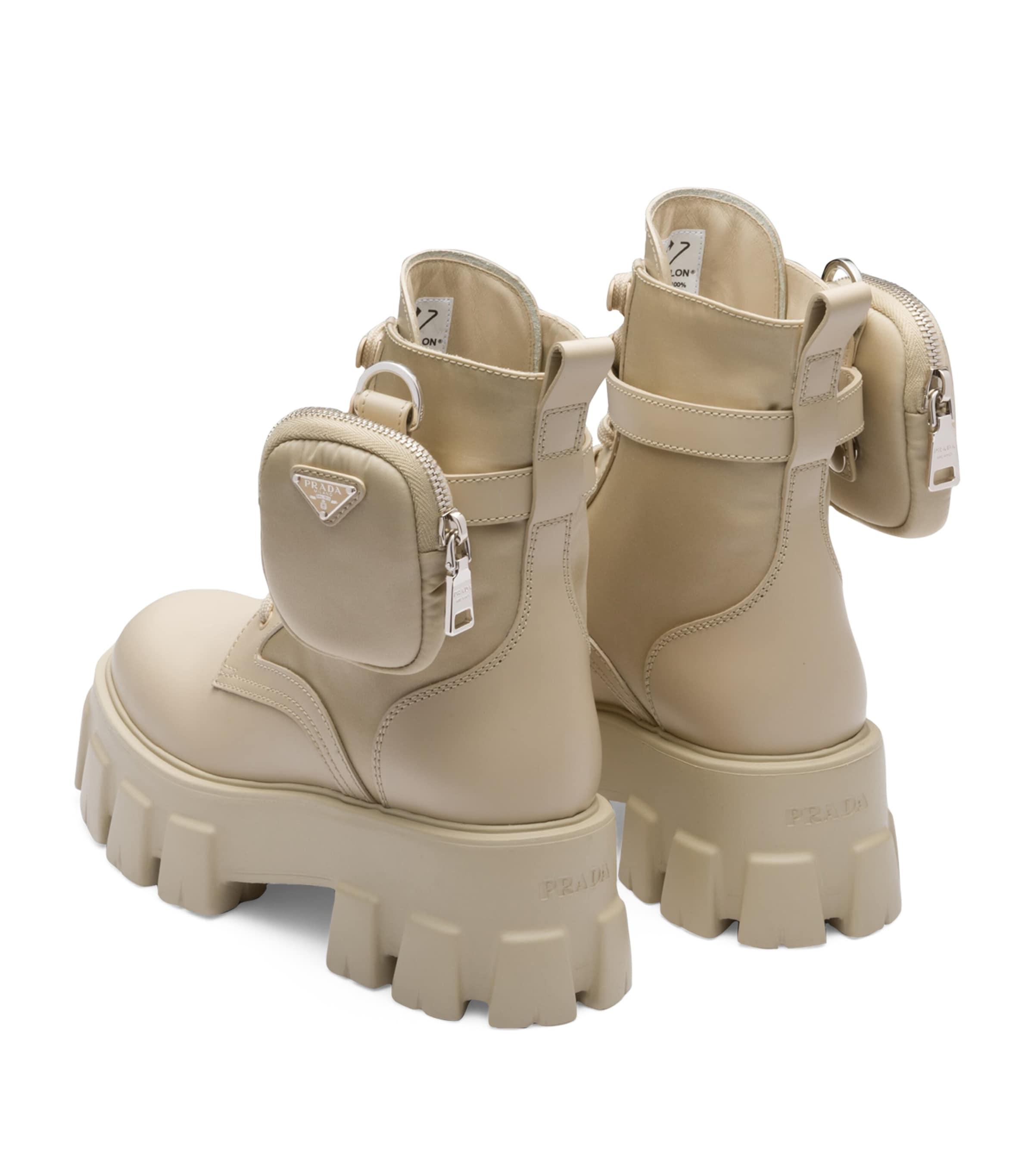 靴 PRADA MONOLITH RE-NYLON LACE UP SHOES 7 24315685_54302307_600.jpg