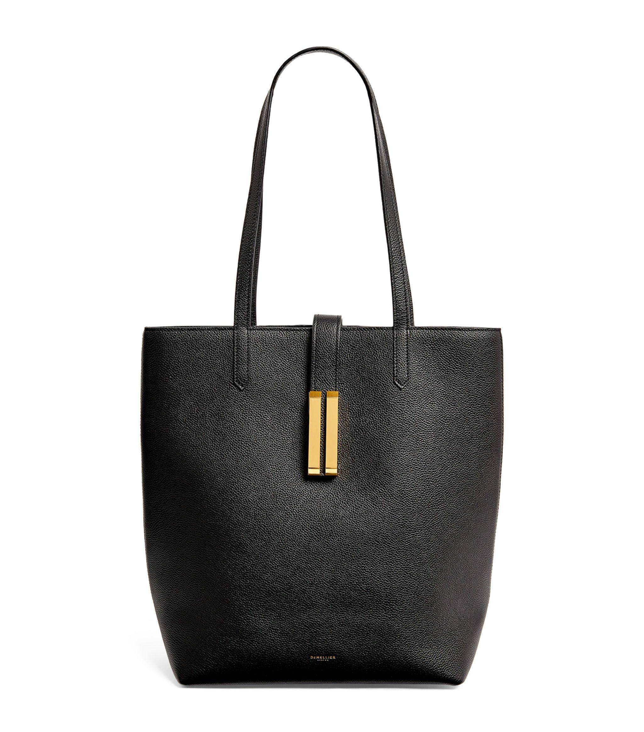 DeMellier Leather Vancouver Tote Bag in Black Lyst