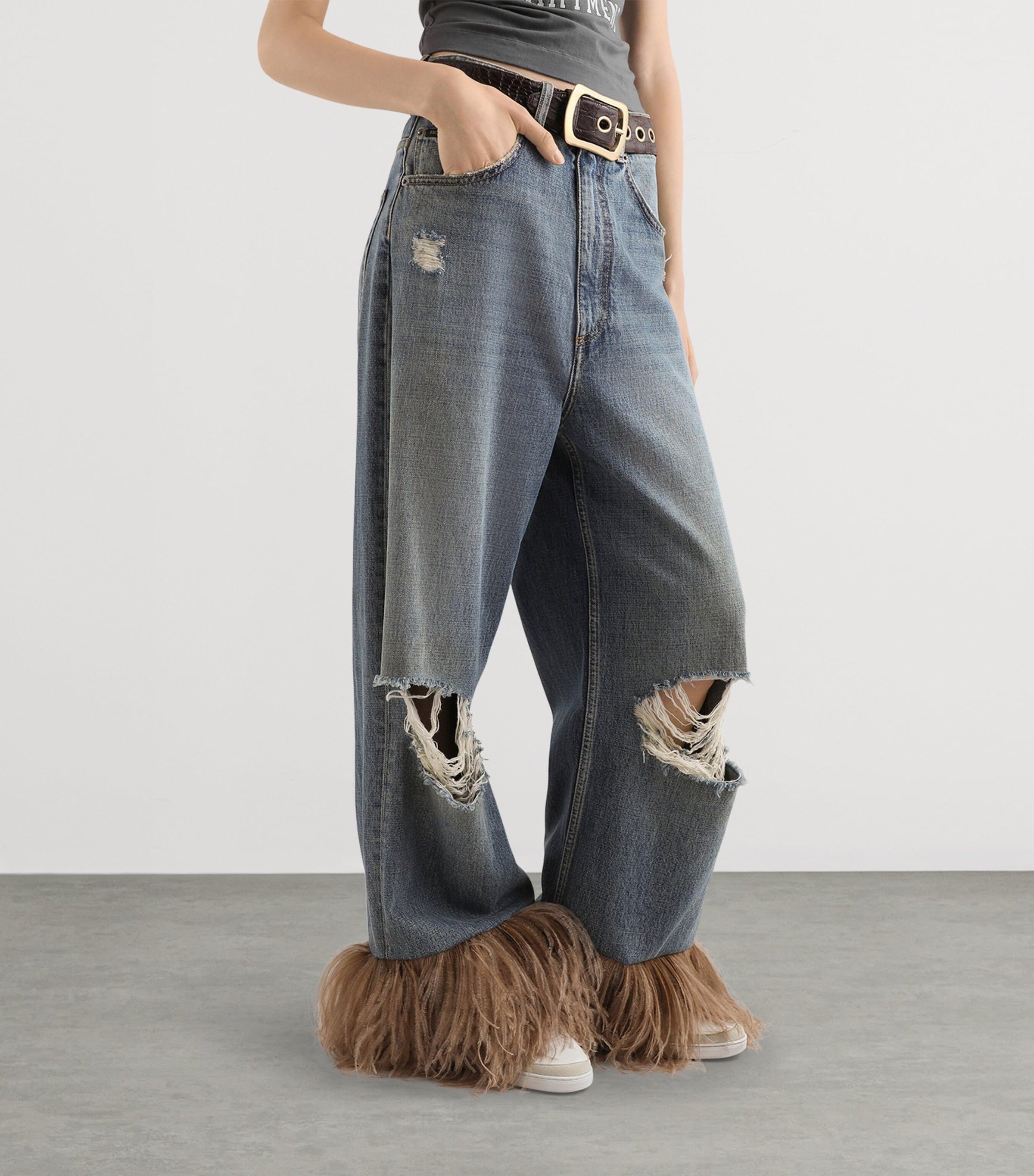 Dolce & Gabbana Wide-leg jeans for Women | Online Sale up to 61