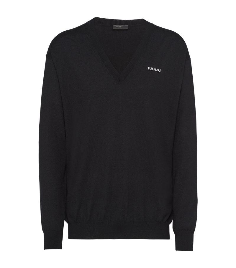 Prada black sweater sale
