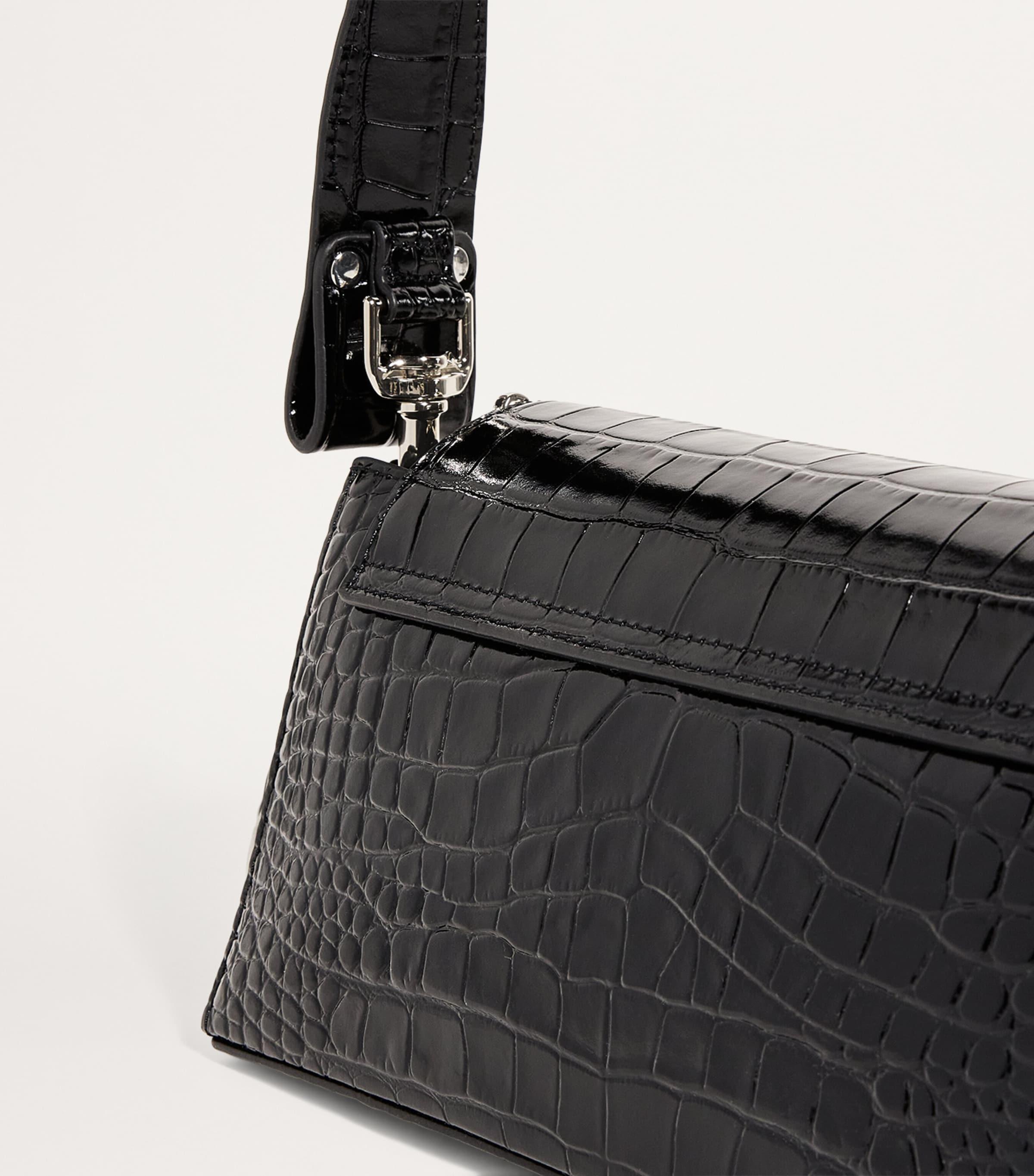 Vivienne Westwood Small Croc-Embossed Hazel Shoulder Bag in