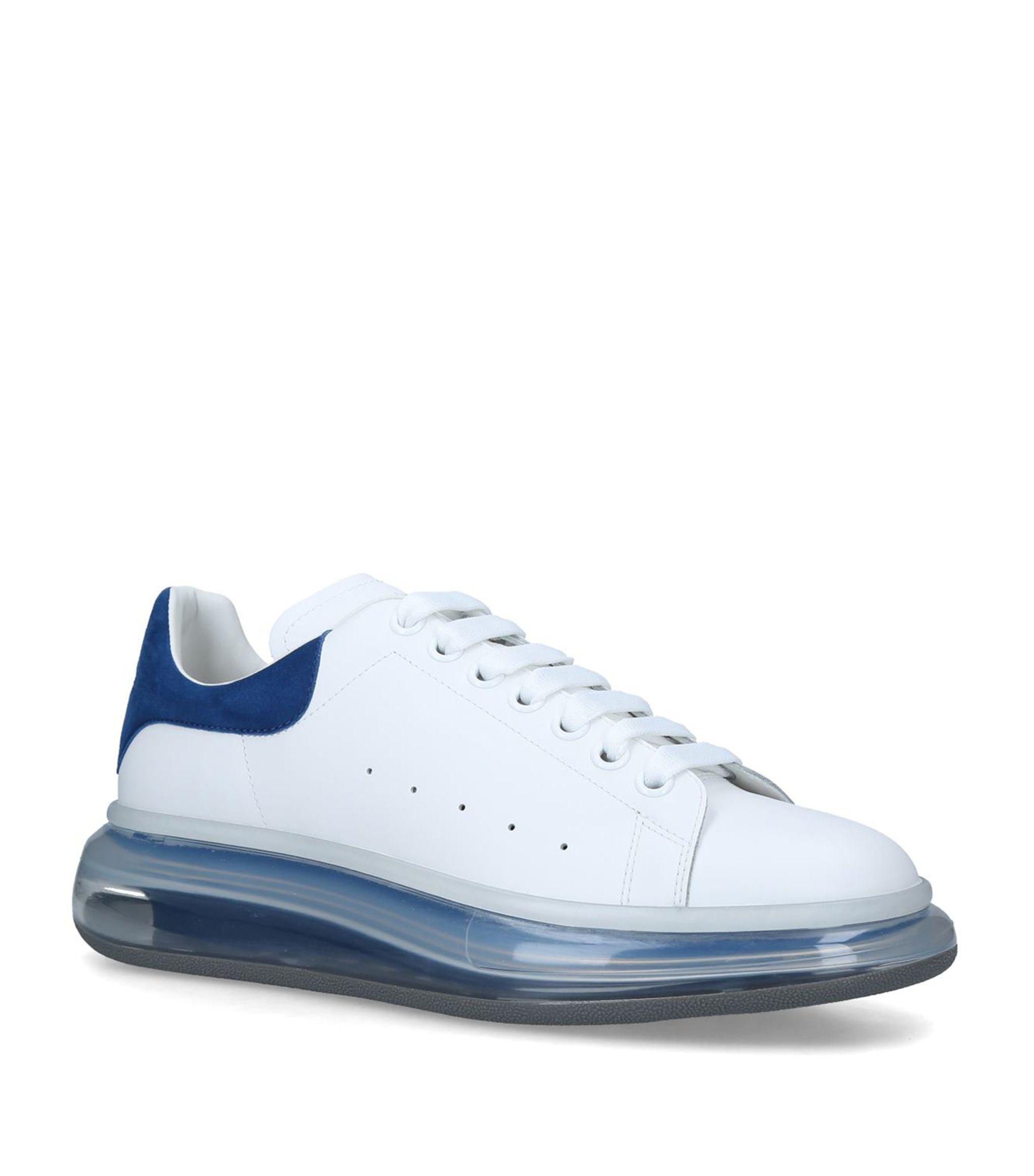 Alexander McQueen Leather Hex Show Bubble Sneakers in White for Men - Lyst