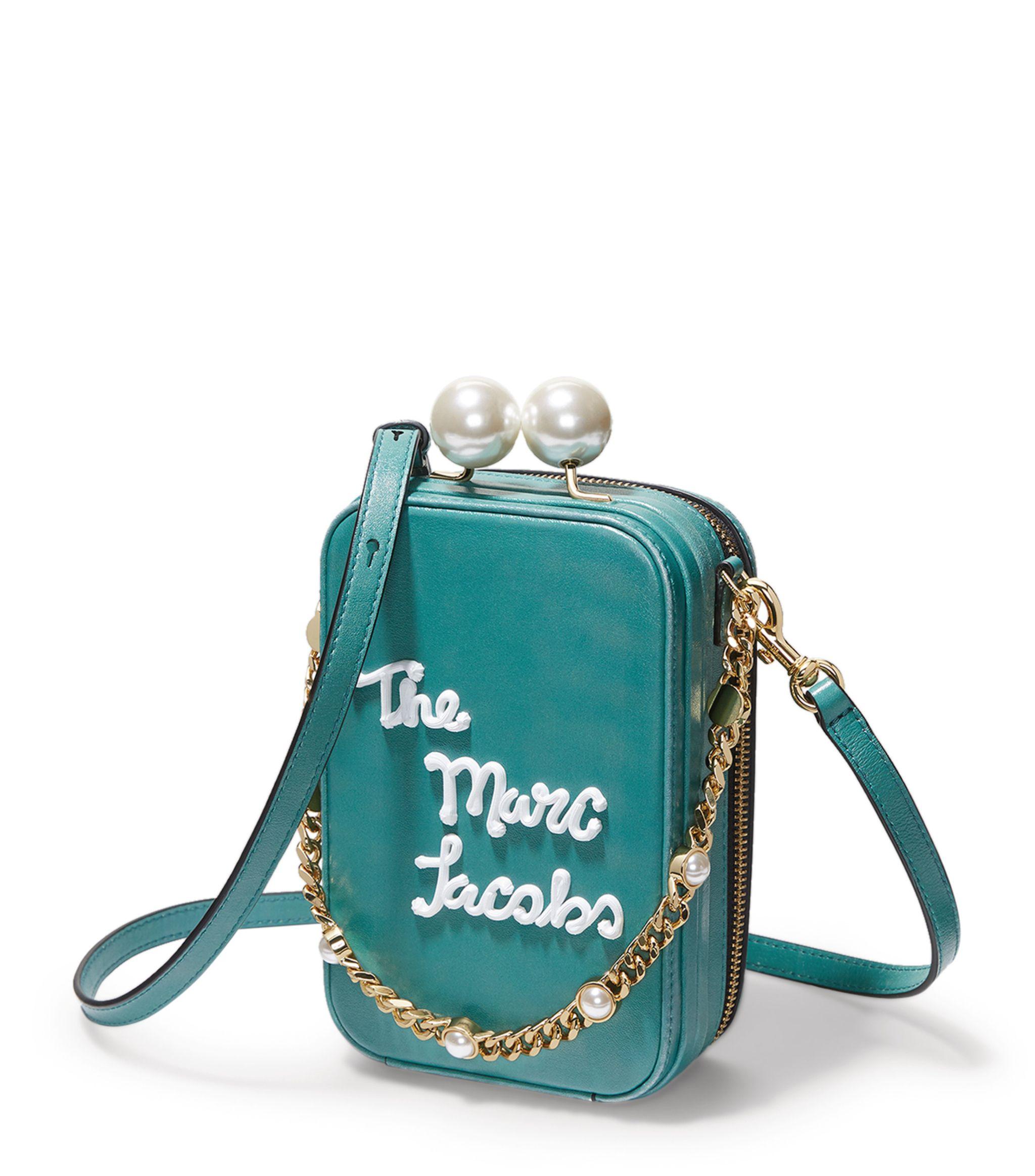 Marc Jacobs The The Leather Icing Vanity Crossbody Bag in Green Lyst