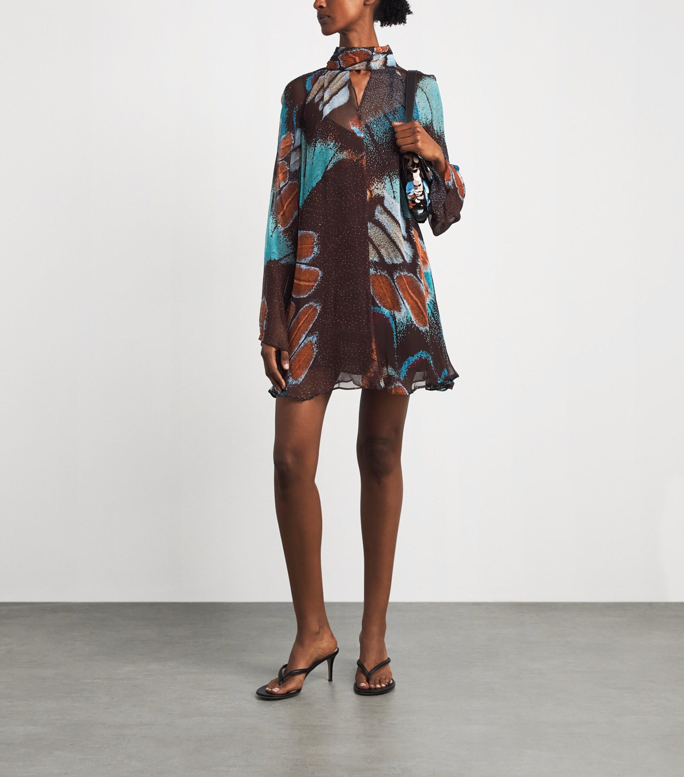 STAUD Chiffon Printed Esther Blouse