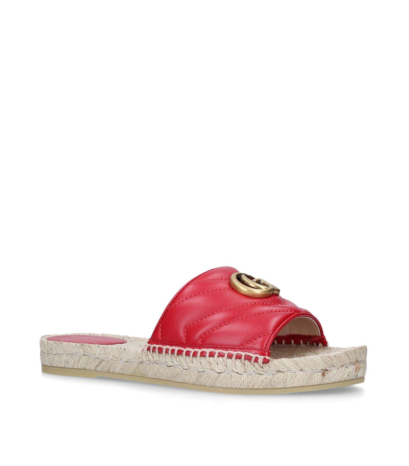 gucci espadrille slides