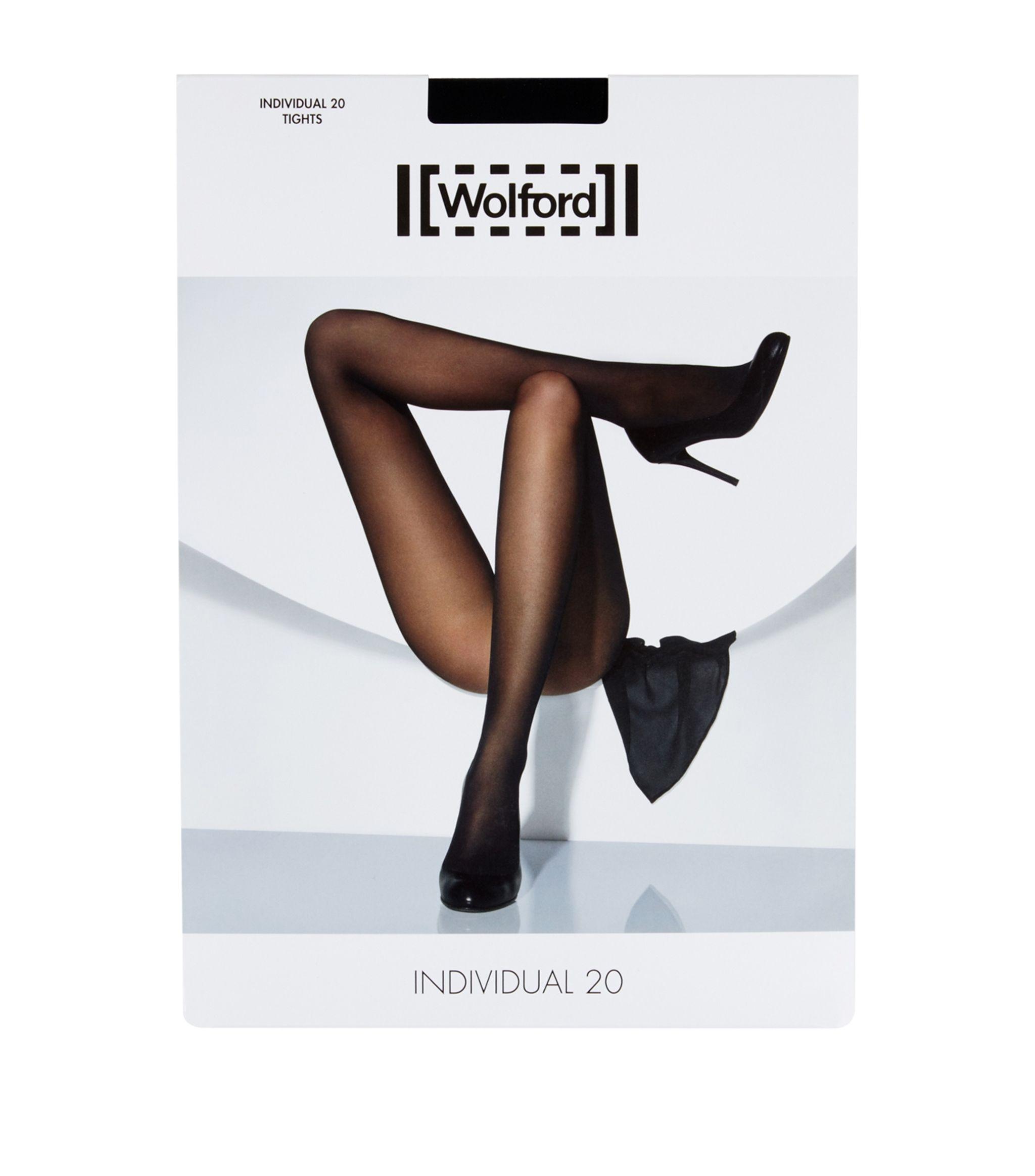 Wolford Synthetic Individual 20 Tights in White Lyst
