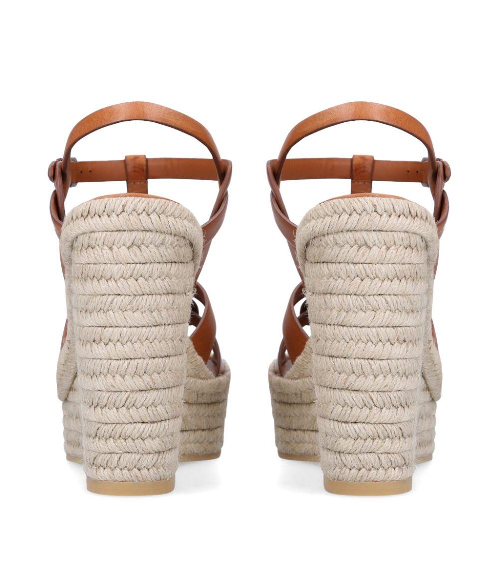 saint laurent tribute espadrille wedge