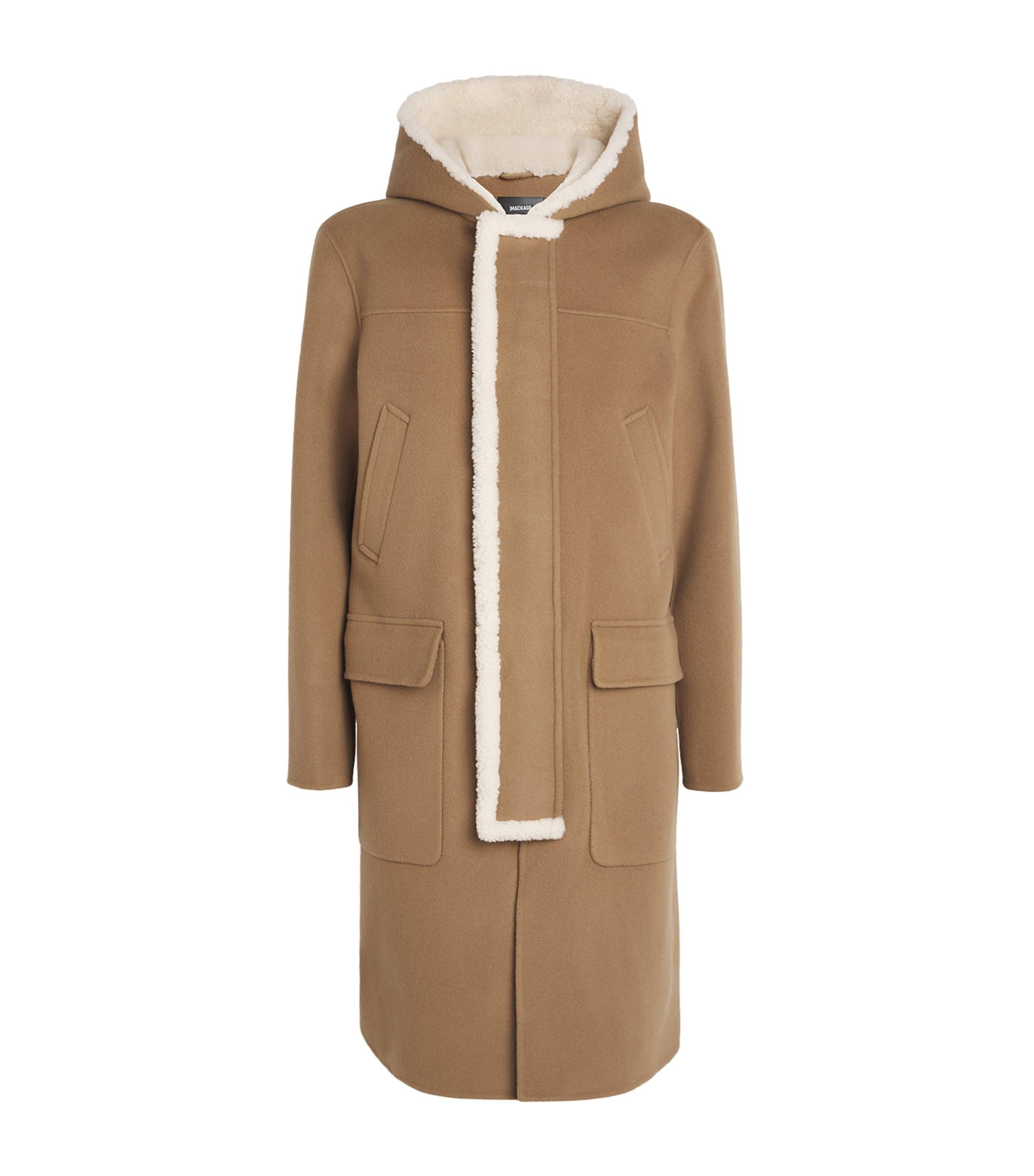 Mackage Wool Abraham Duffle Coat in Natural for Men | Lyst