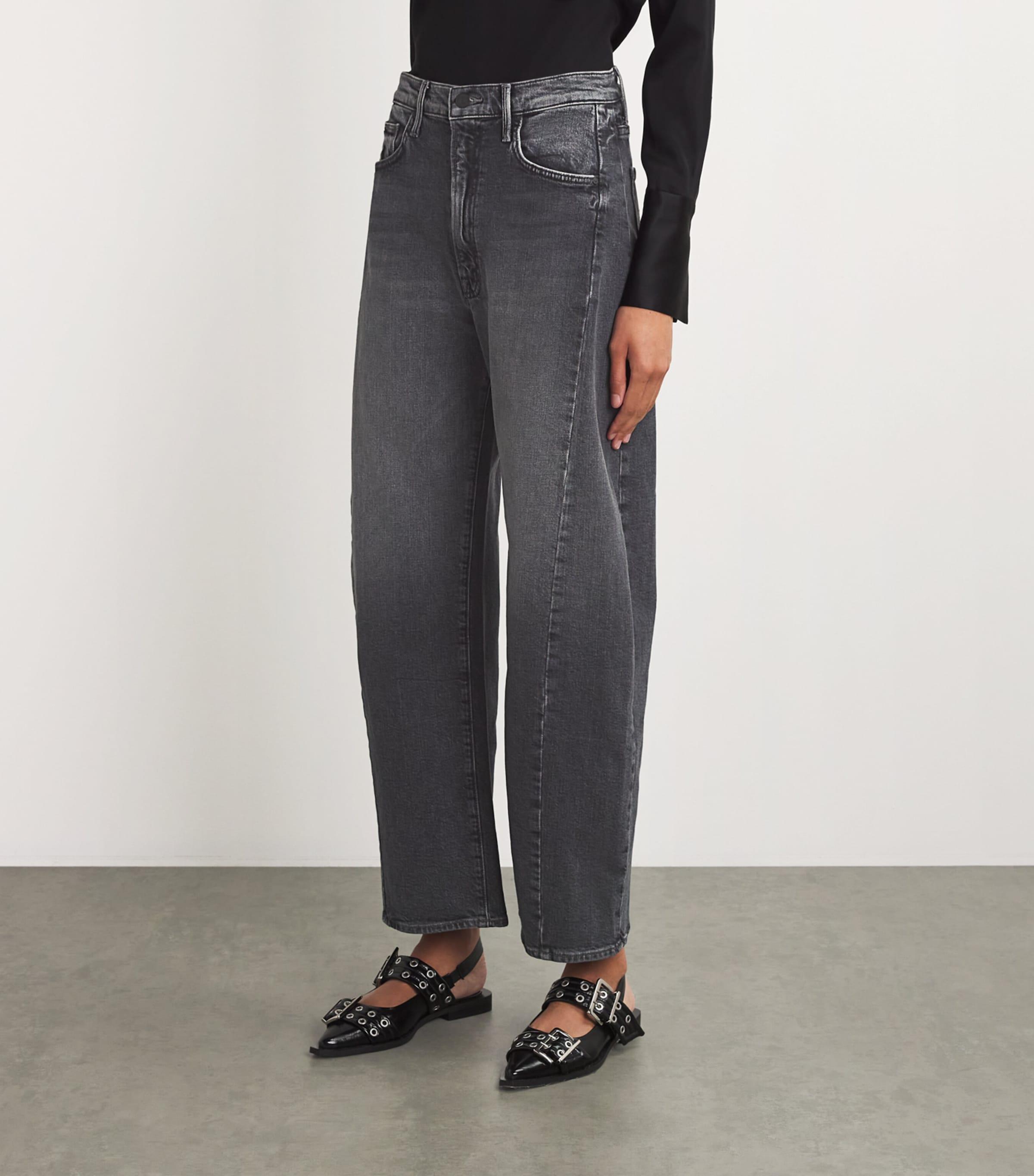 Mother The Half Pipe Flood Ankle Jeans in Grey Lyst UK