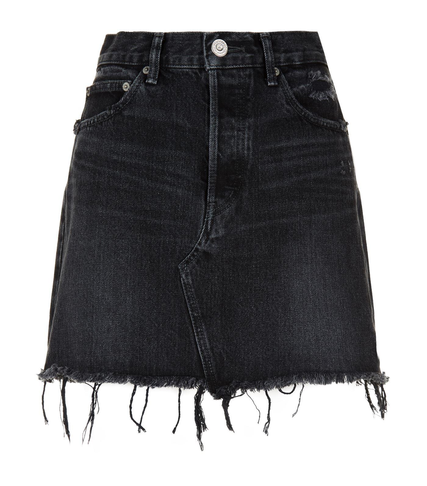 moussy denim skirt