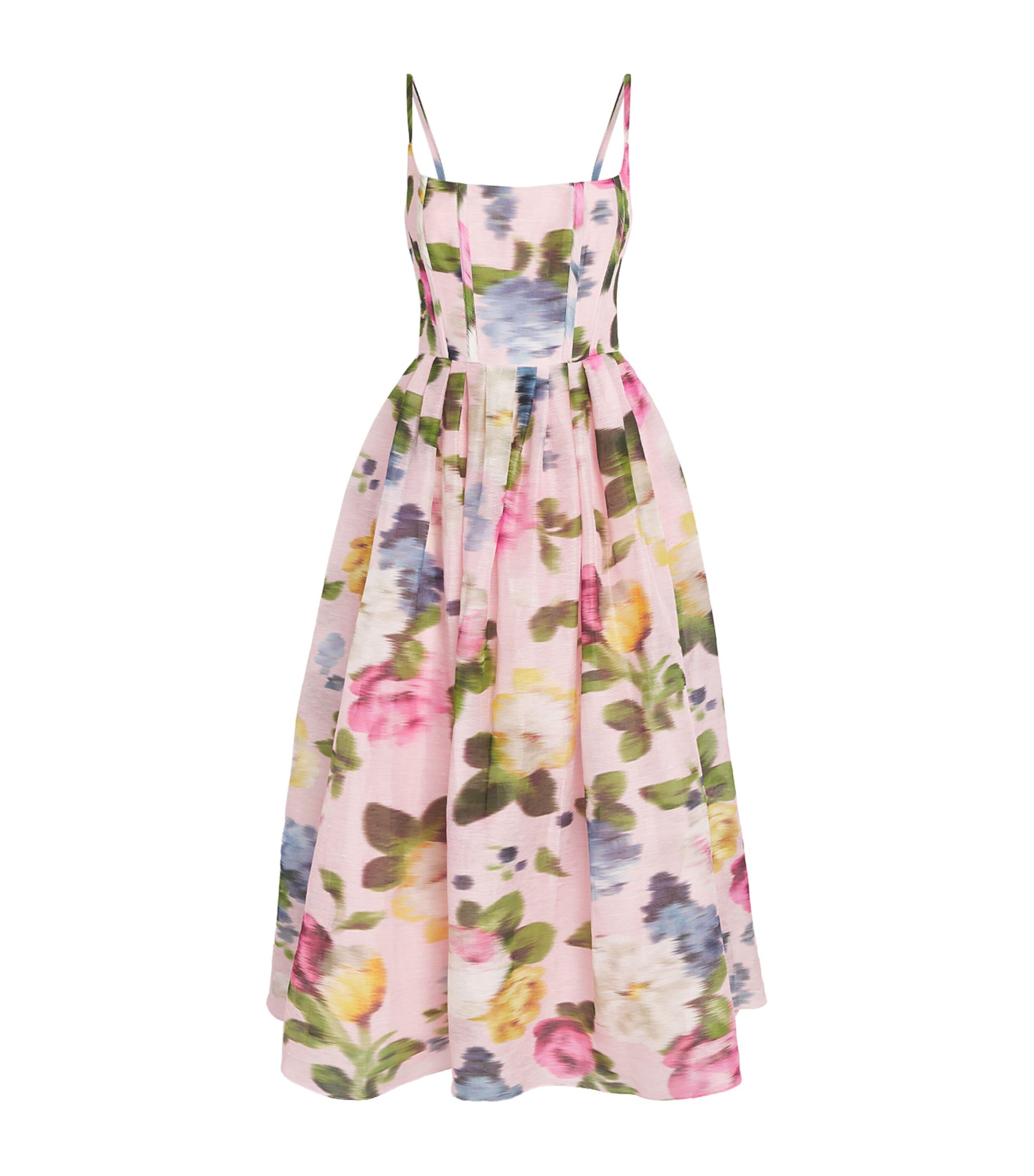 navy blue dress for baby girl Carolina Herrera Ruffle-hem High-low Gown - Pink