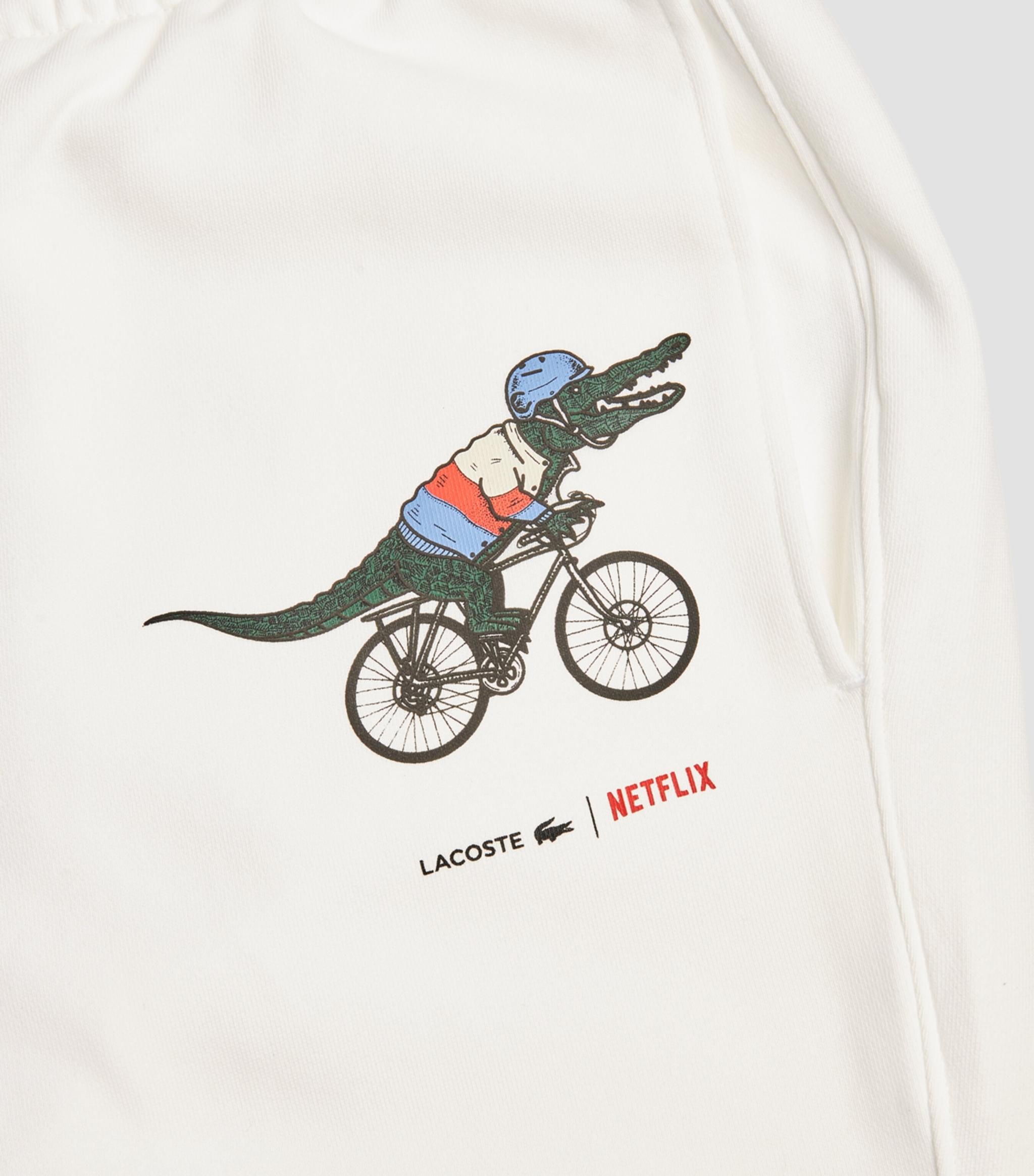 Lacoste X Netflix Sex Education Sweatpants in White for Men | Lyst