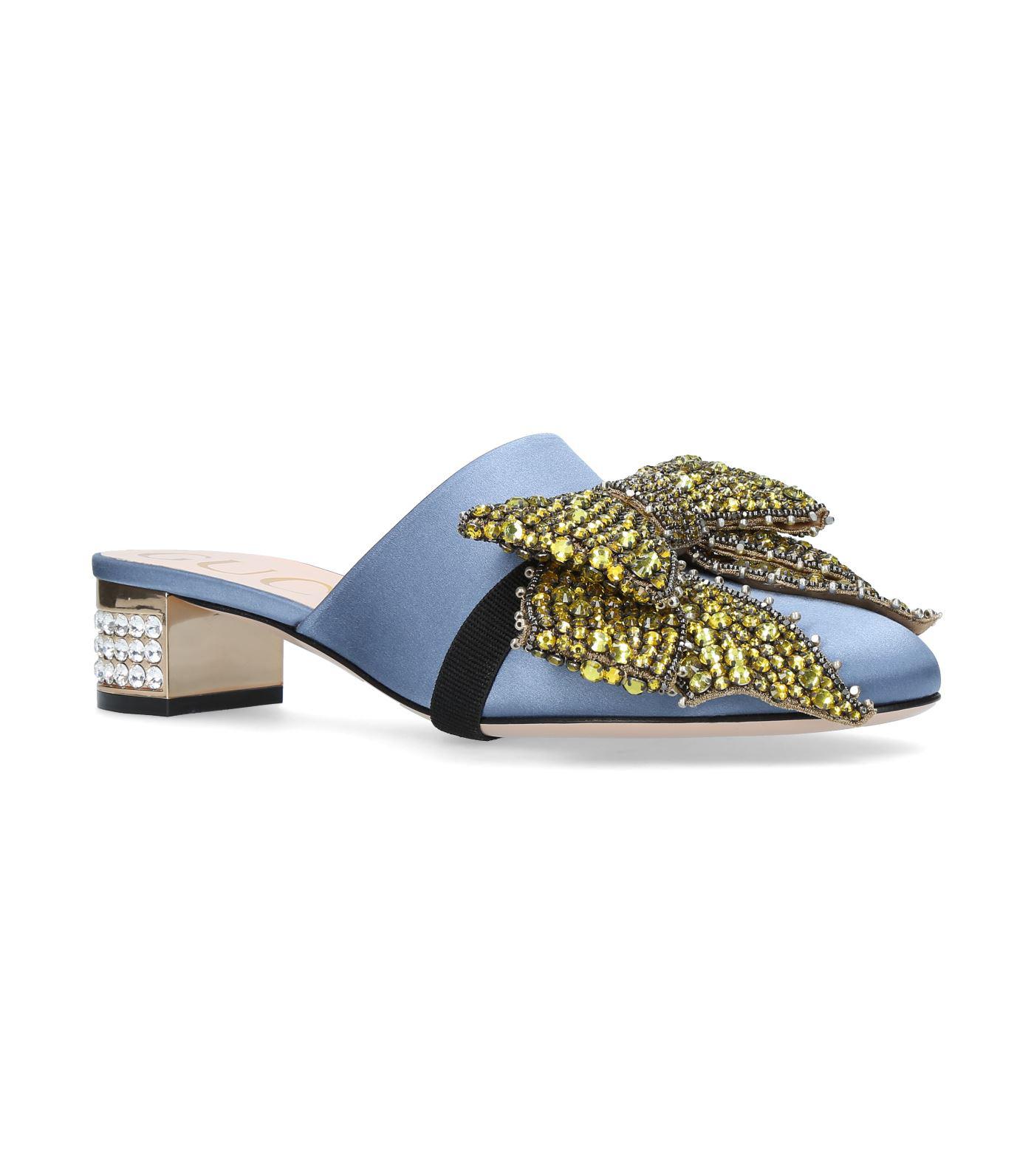 gucci bow mules