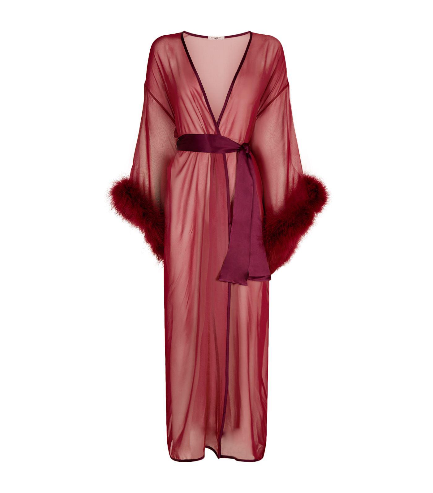 long fur robe