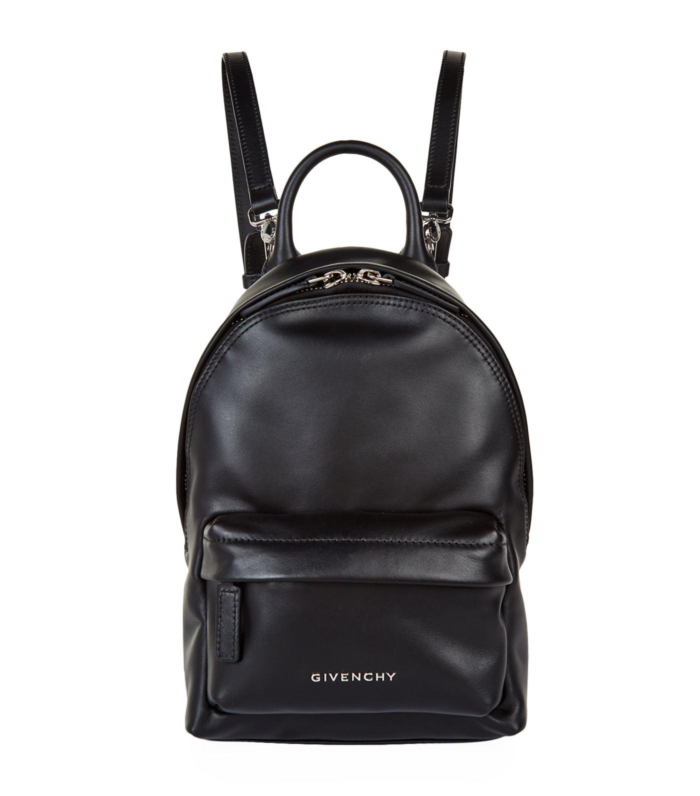 Givenchy Nano Leather Backpack in Black | Lyst