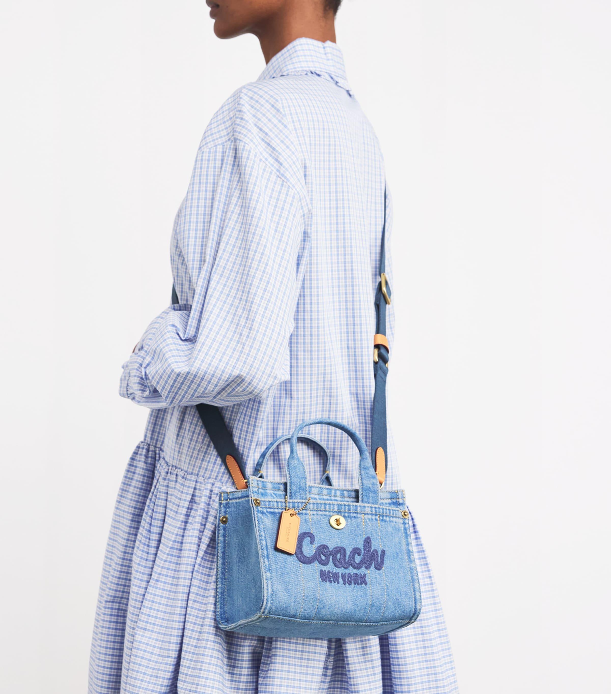 COACH Denim Cargo 20 Tote Bag in Blue | Lyst