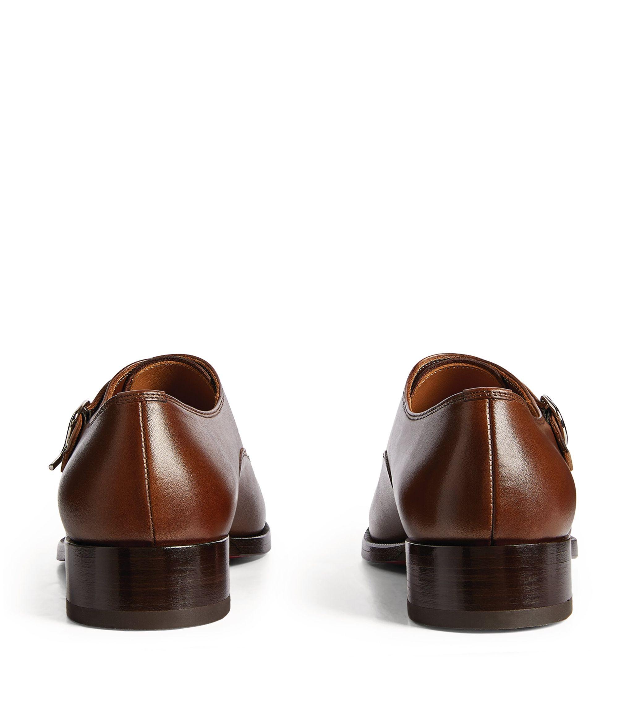 Christian Louboutin John Flat Leather Shoes in Brown Men |