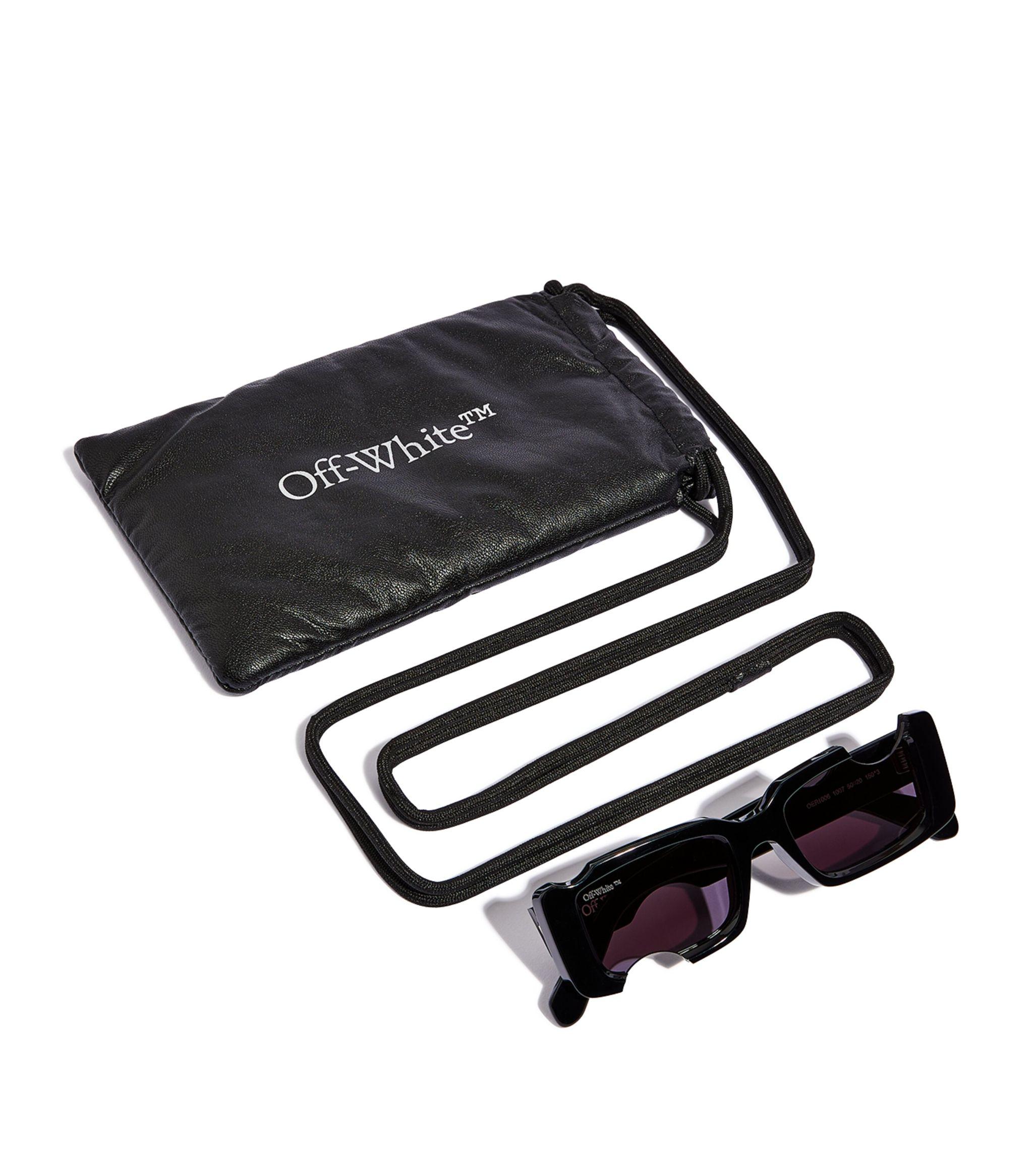 Off-White c/o Virgil Abloh Cut-out Cady Sunglasses in Purple