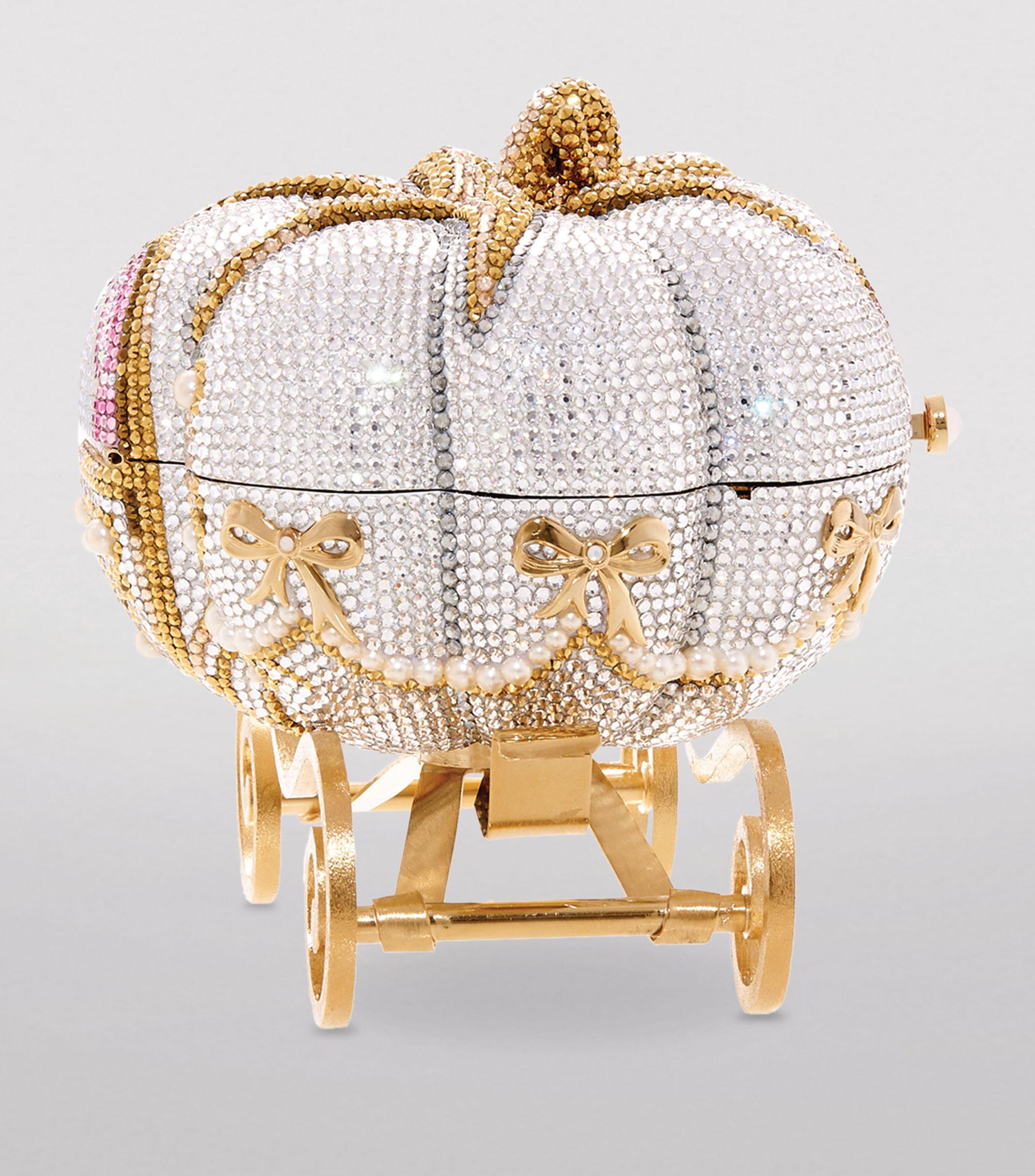 Judith Leiber X Disney Cinderella Pumpkin Clutch Bag in Metallic Lyst