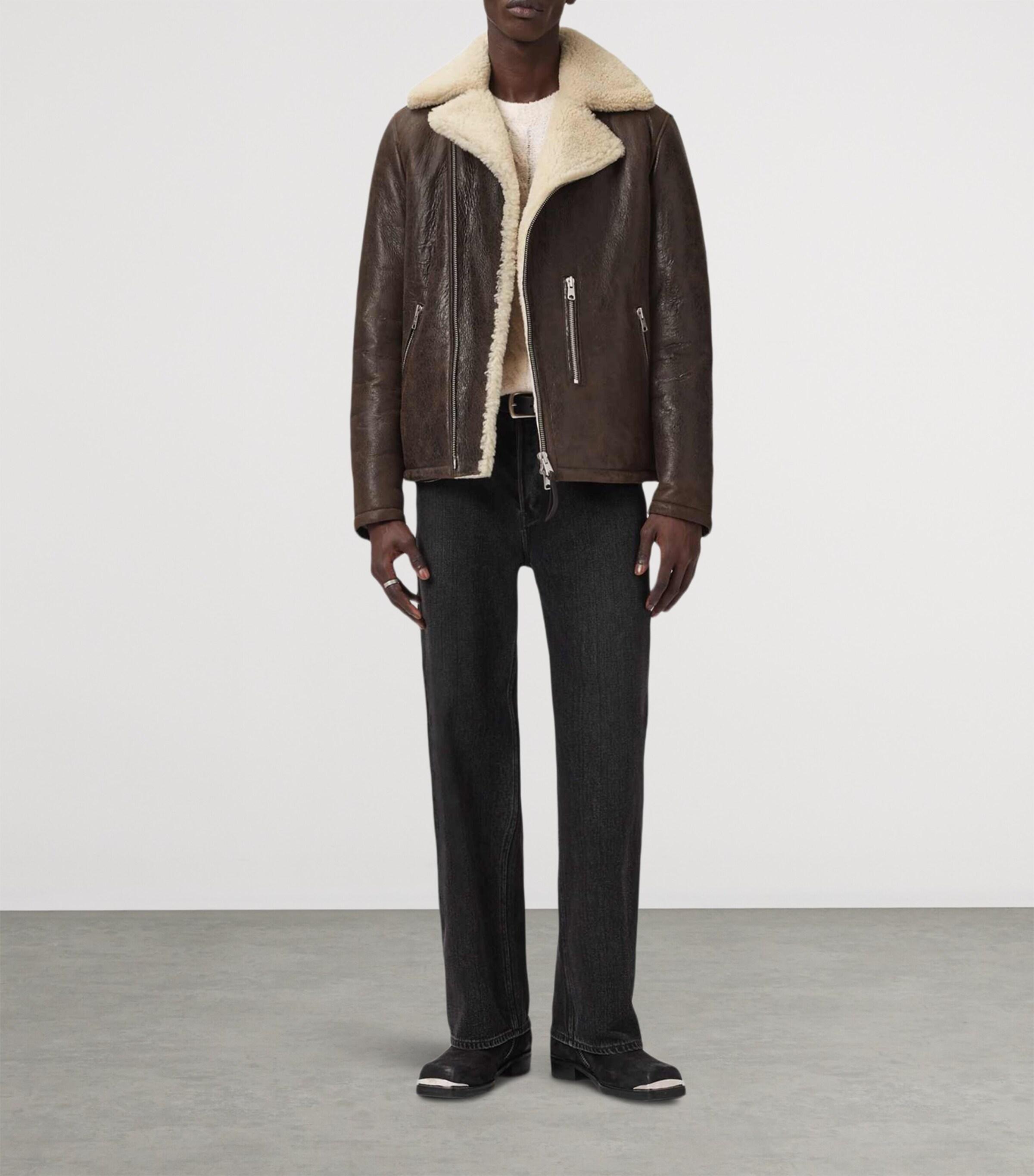 AllSaints Leather jackets for Men Online Sale up to 44% off