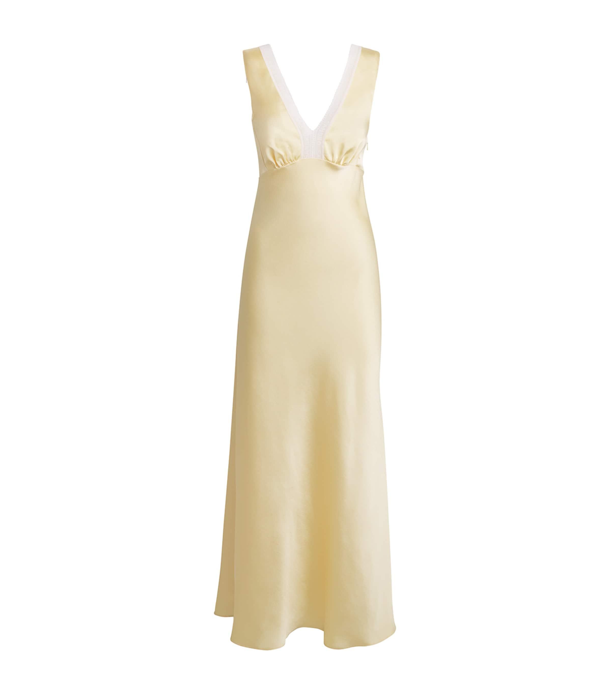 ruffle flutter lace maxi dress Elegant White Lace Maxi Dress