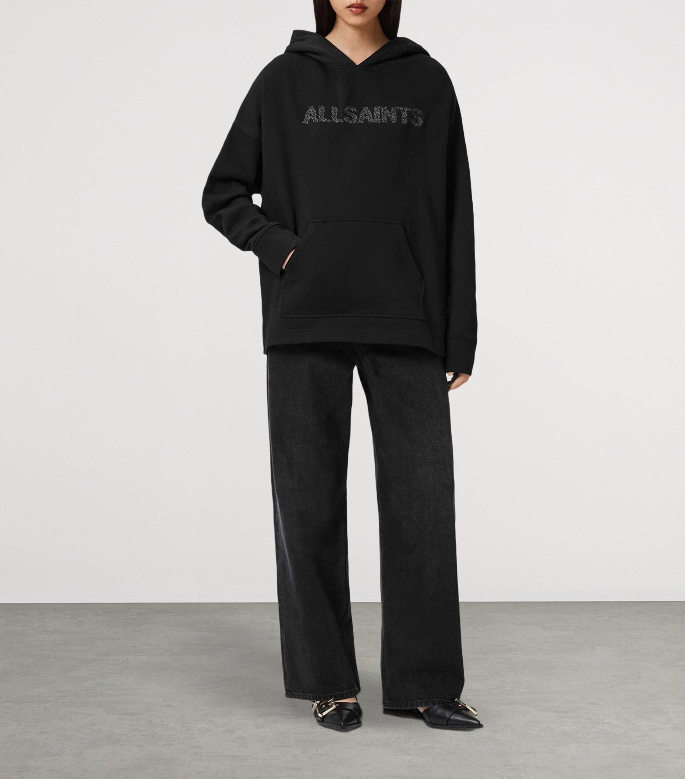 Curve Plus Size Black Longline Zip Hoodie | Yours Clothing