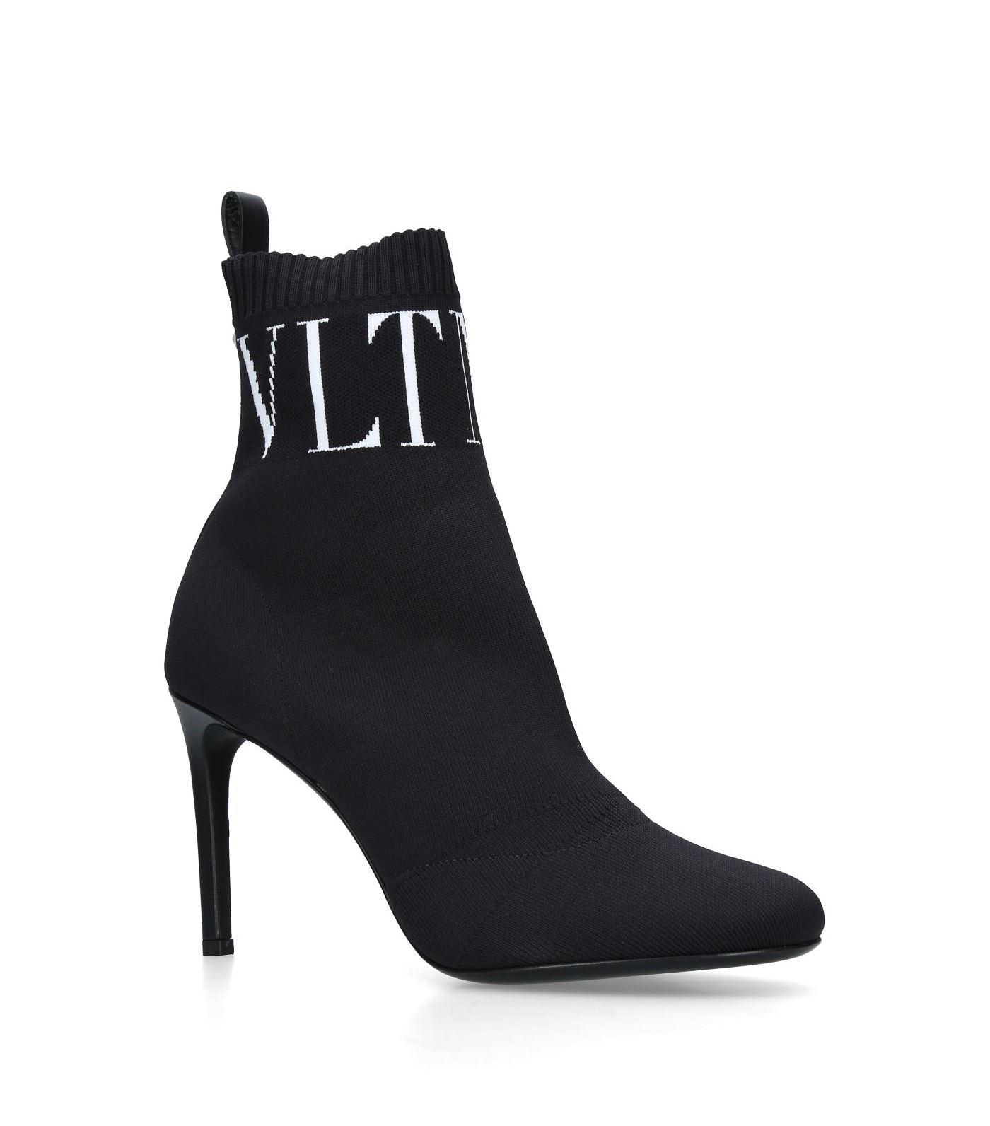 valentino rockstud sock boots