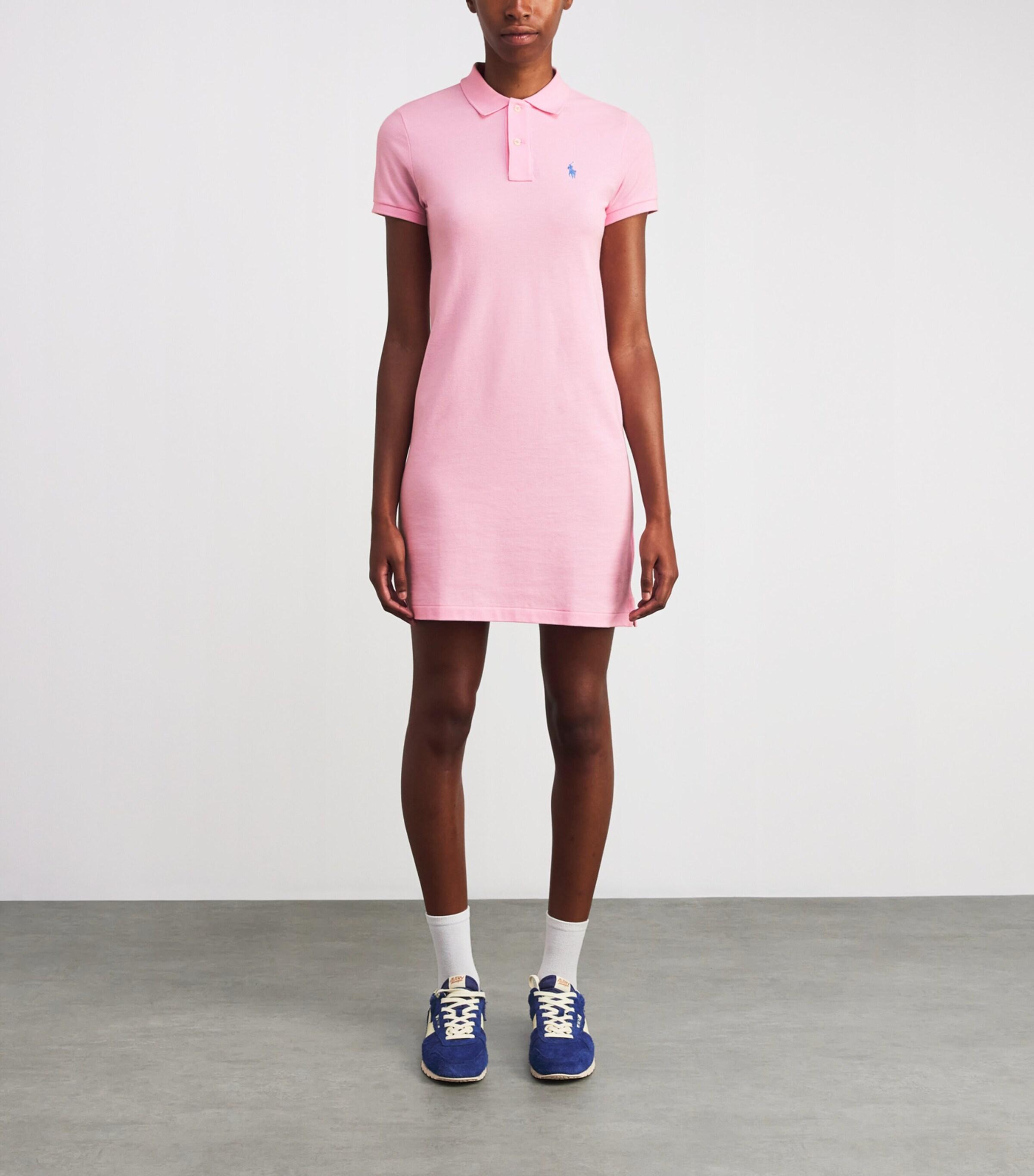 white christmas dresses FIT AND FLARE Y-PLACKET POLO DRESS– U.S. Polo Assn main image 0
