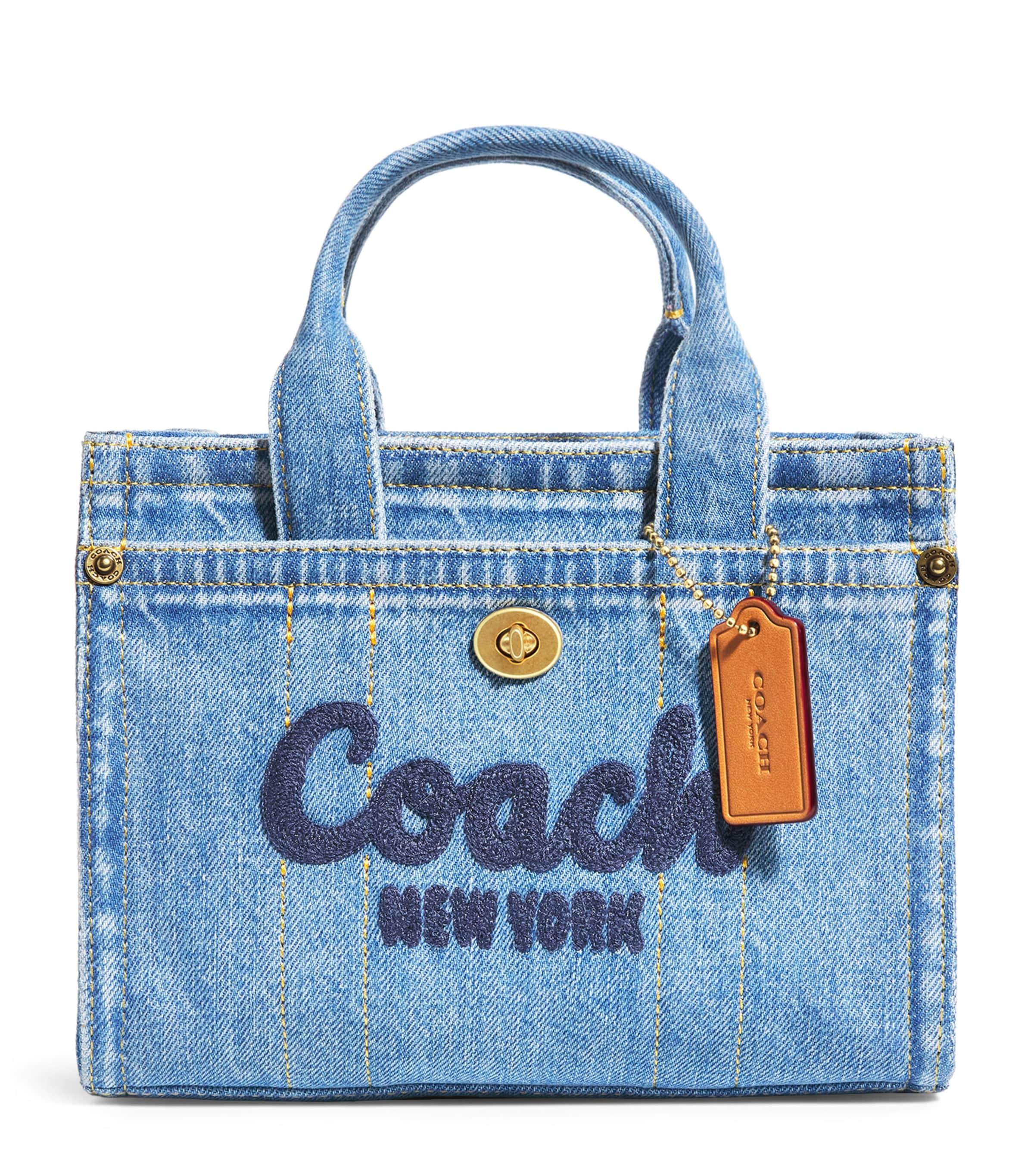 COACH Denim Cargo 20 Tote Bag in Blue | Lyst Canada