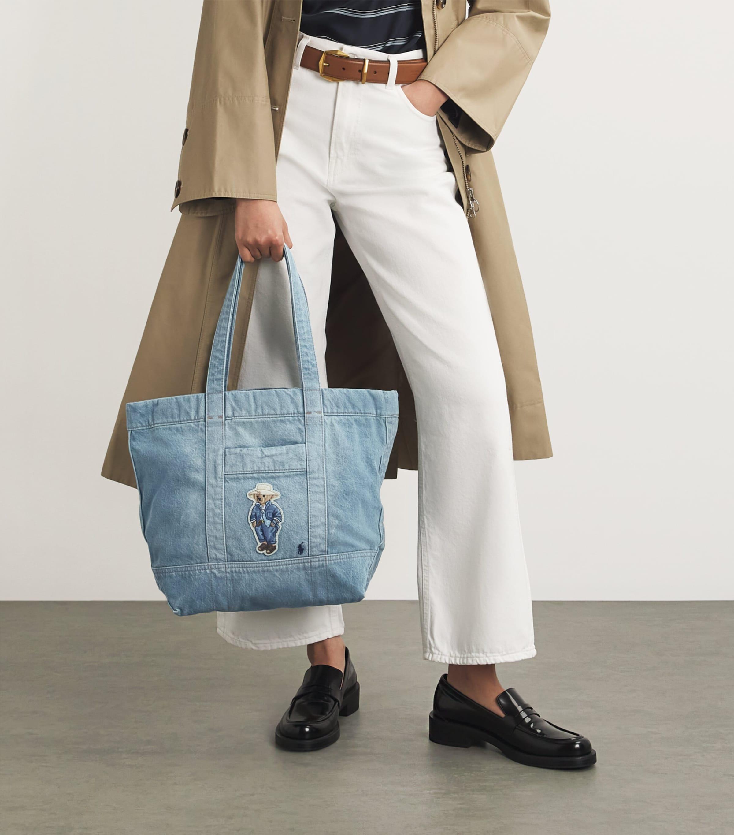 POLO RALPH LAUREN Polo Bear Denim Mediumトートバッグ Polo Bear Denim Medium Tote for Women | Ralph Lauren® BR