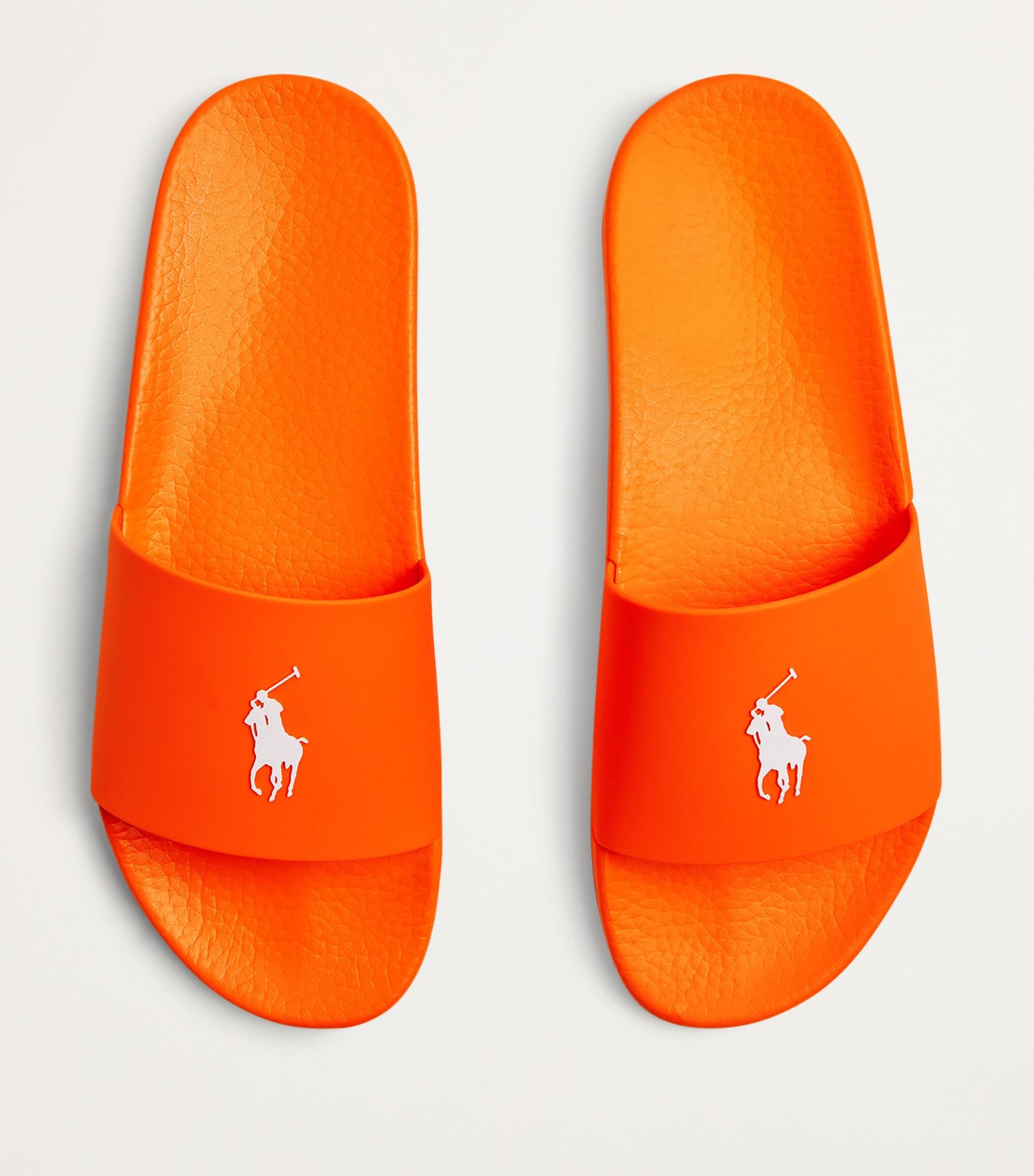 Polo Ralph Lauren Polo Pony Slides in Orange for Men | Lyst