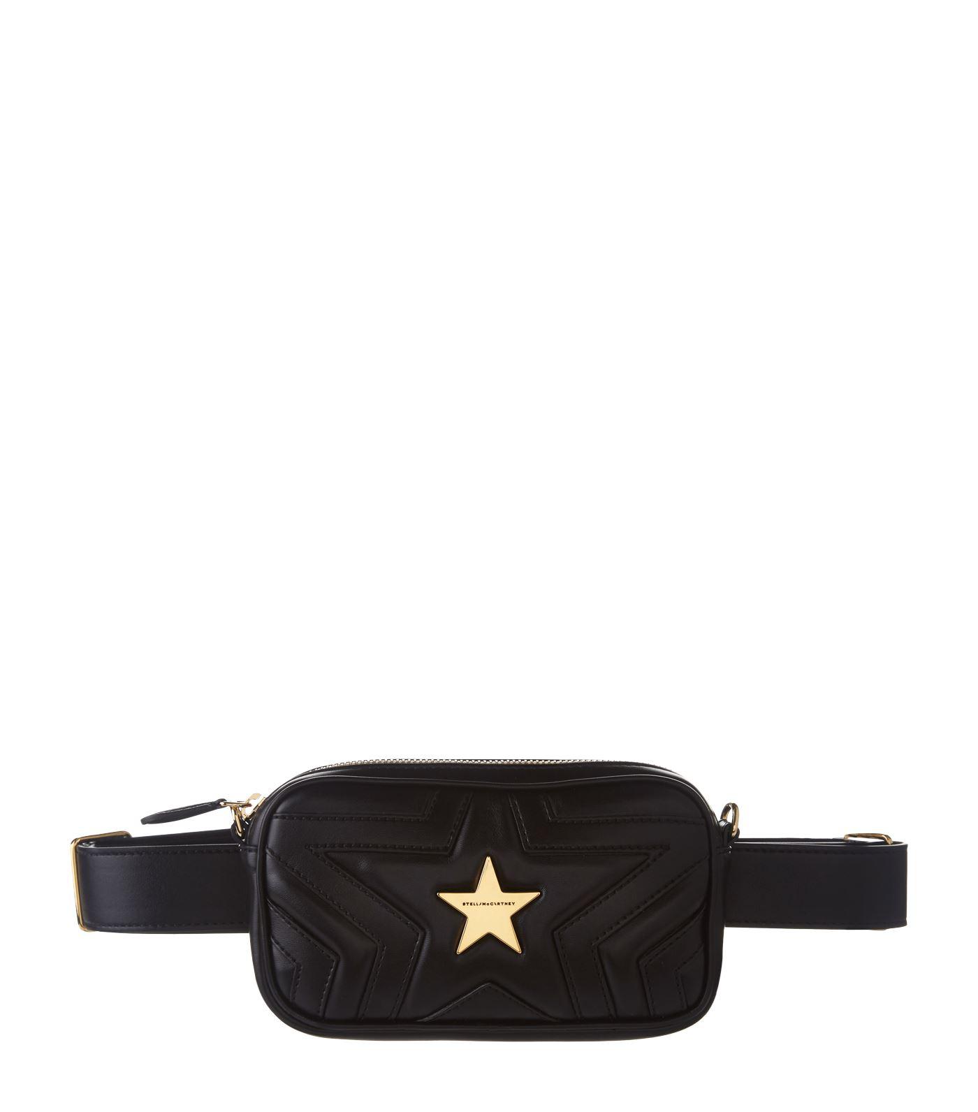 Stella McCartney Stella Star Belt Bag in Black | Lyst