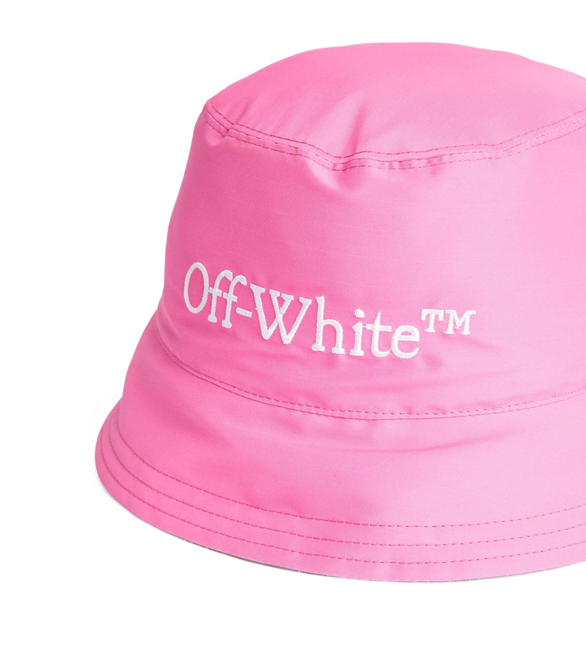 Off-White c/o Virgil Abloh Logo Bucket Hat in Pink | Lyst Canada