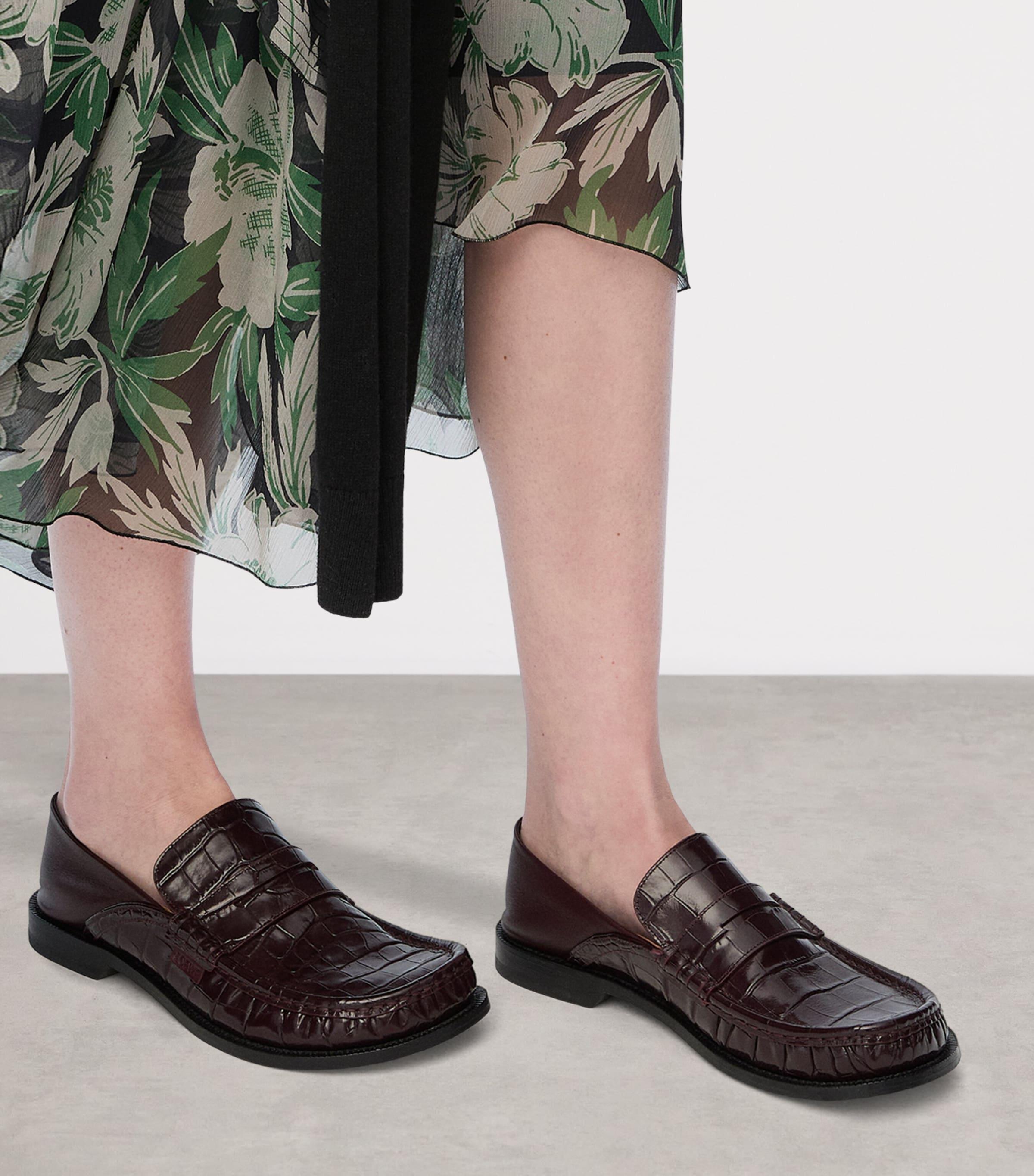 COPY  Loewe Croc Embossed Loafer, 39 Loewe Croc Embossed Platform Loafer (39) | Used,… | Noihsaf  main image 3