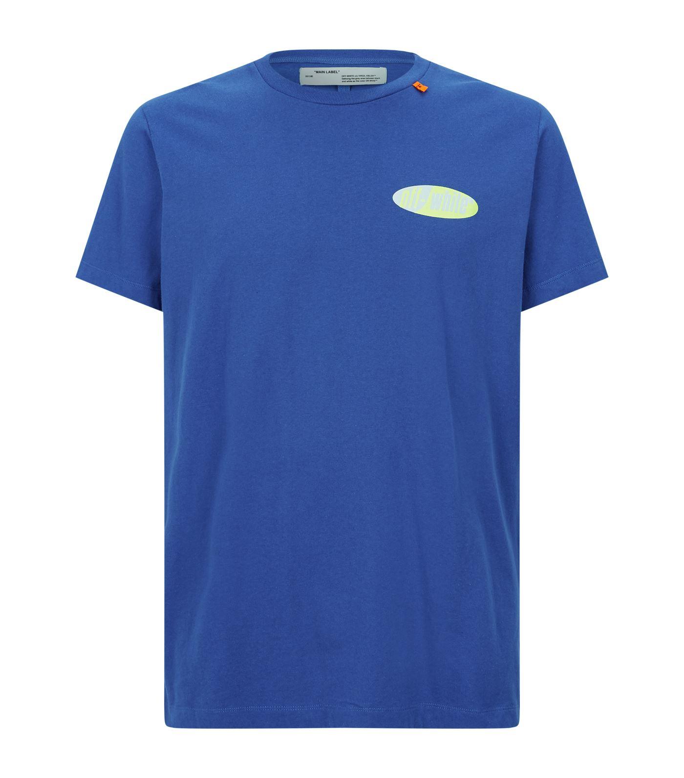 off white t shirt neon