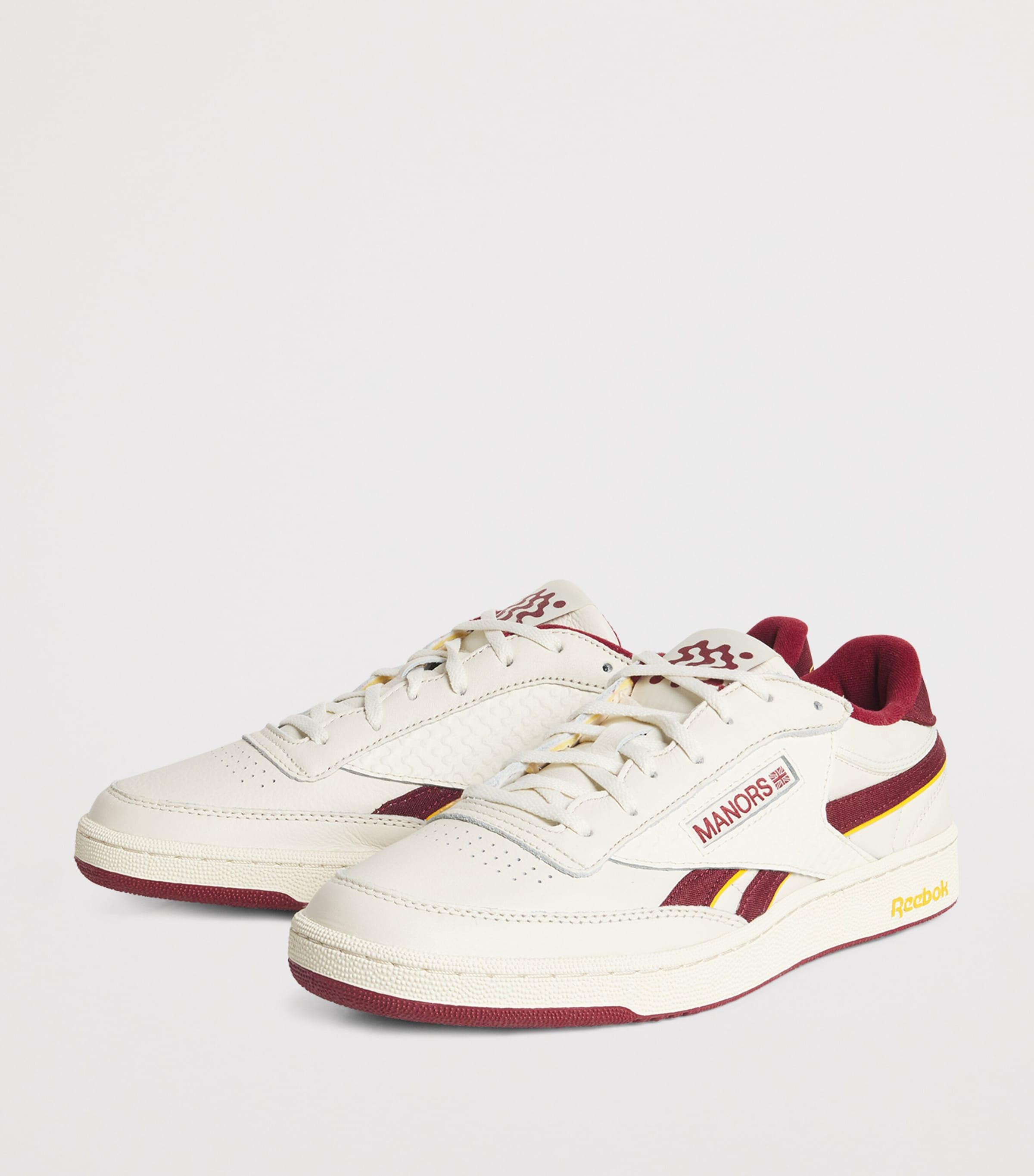 Manors X Reebok Club C Revenge Sneakers in White for Men | Lyst UK