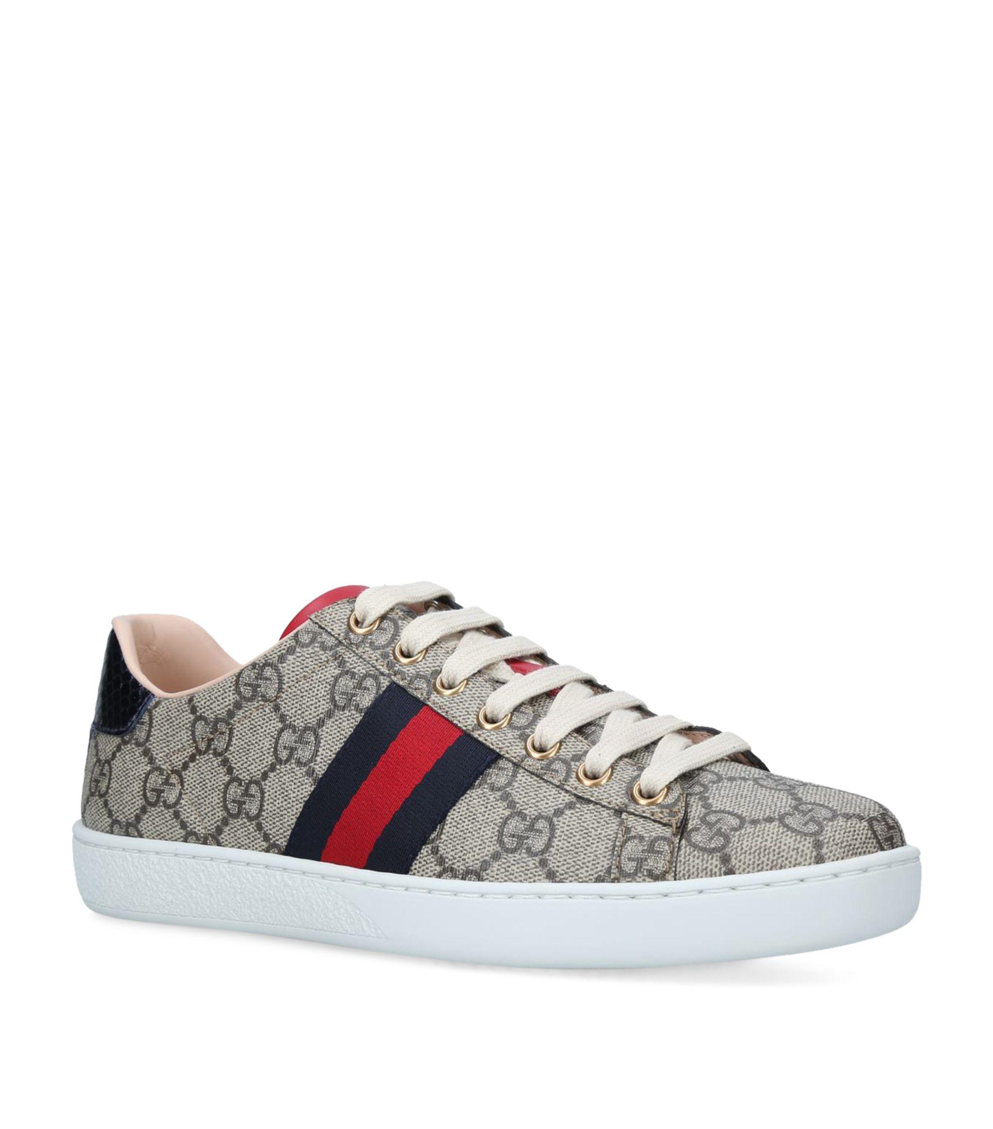 gucci supreme low top sneakers