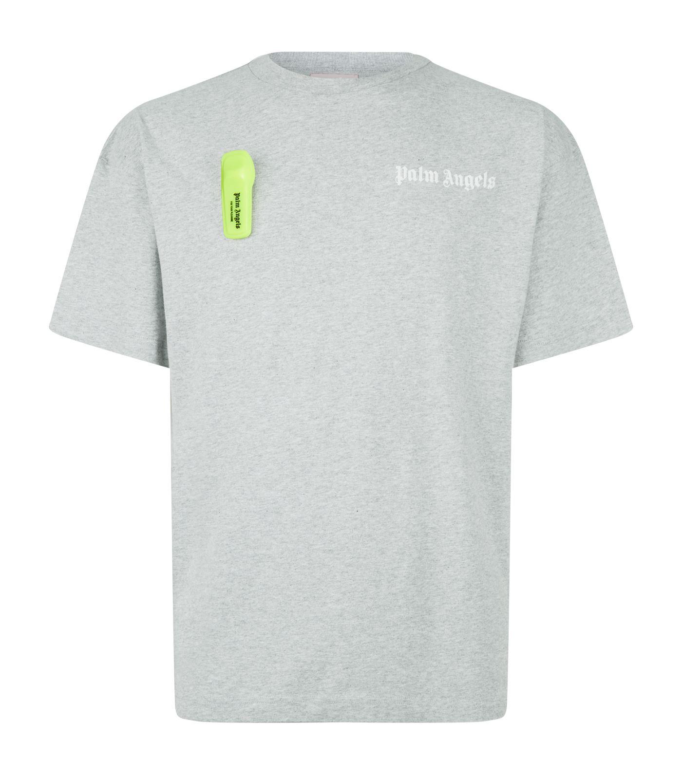 palm angels t shirt grey