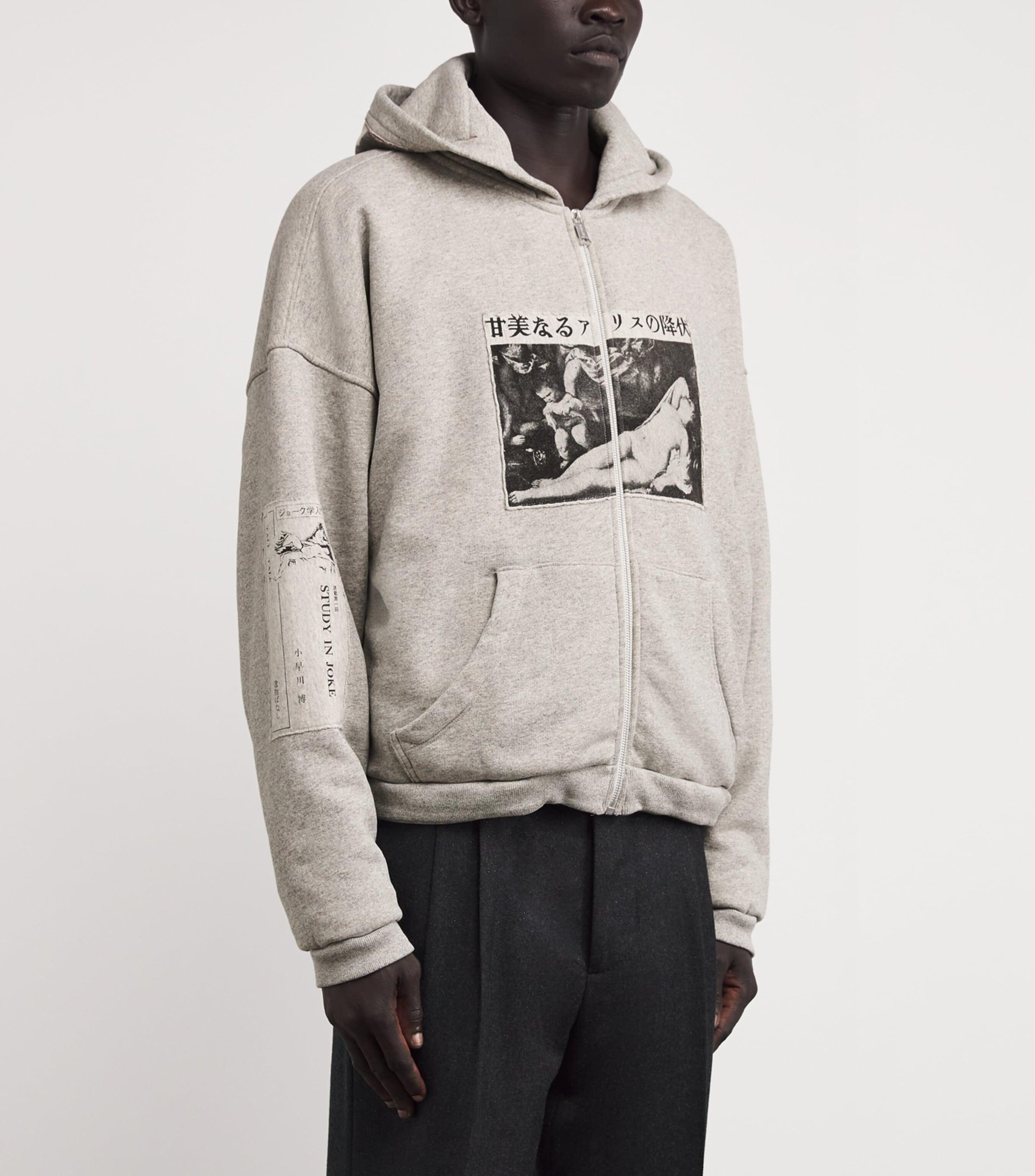 トップス enfants riches deprimes zip hoodie Enfants Riches Deprimes Cotton Assemblage Zip Hoodie in Grey for
