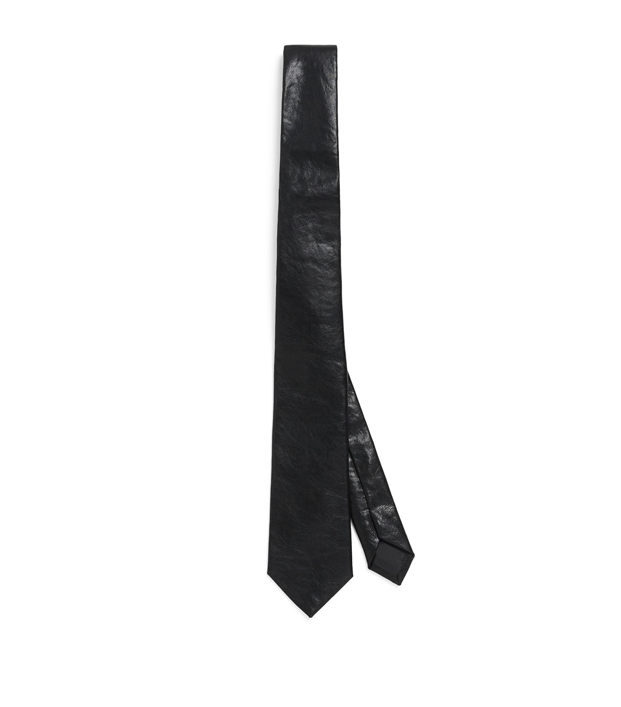 Our Legacy Real Fake Leather Tie in Black for Men | Lyst UK
