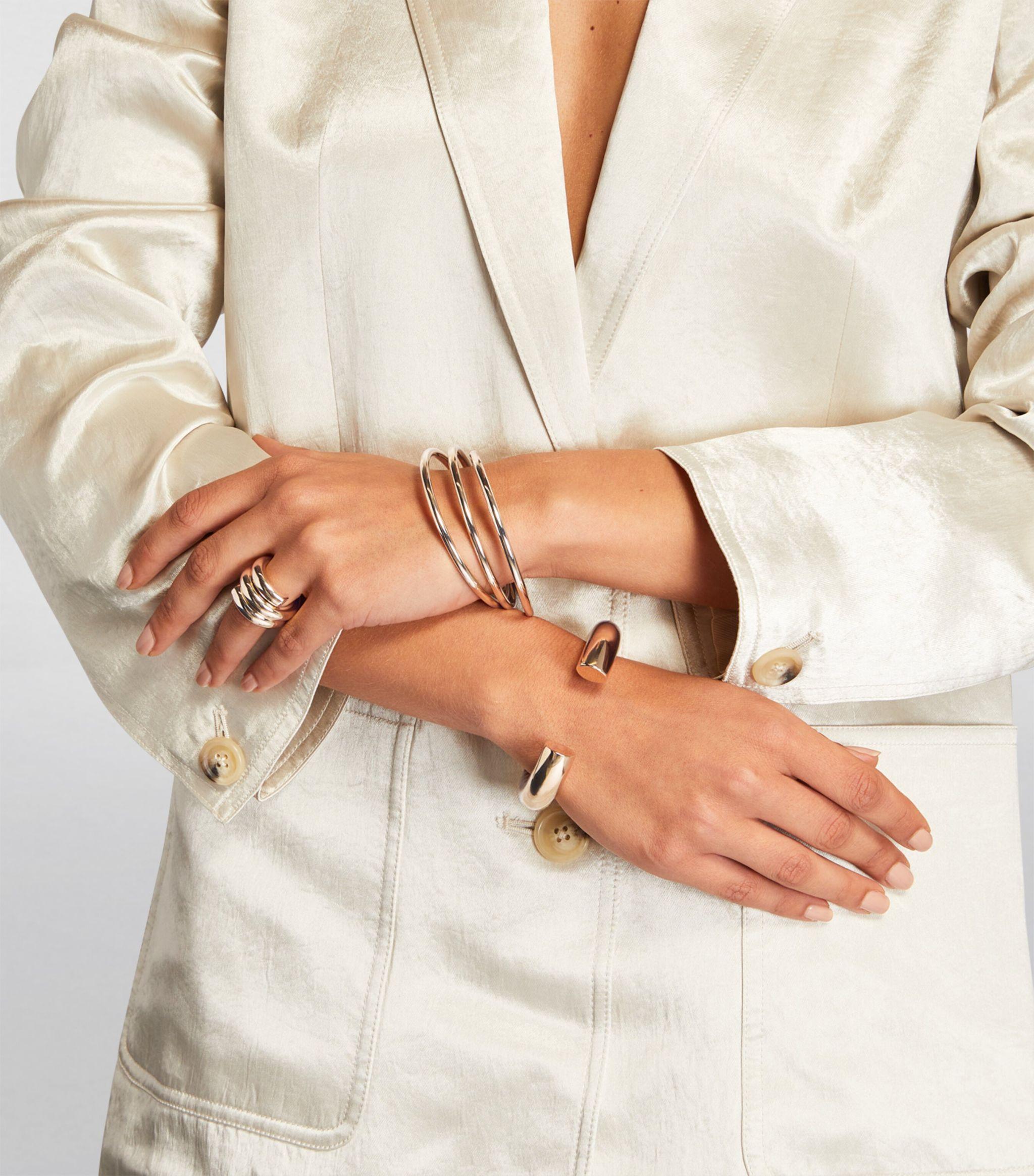 Jennifer Fisher Samira Coil Ring in Metallic Lyst